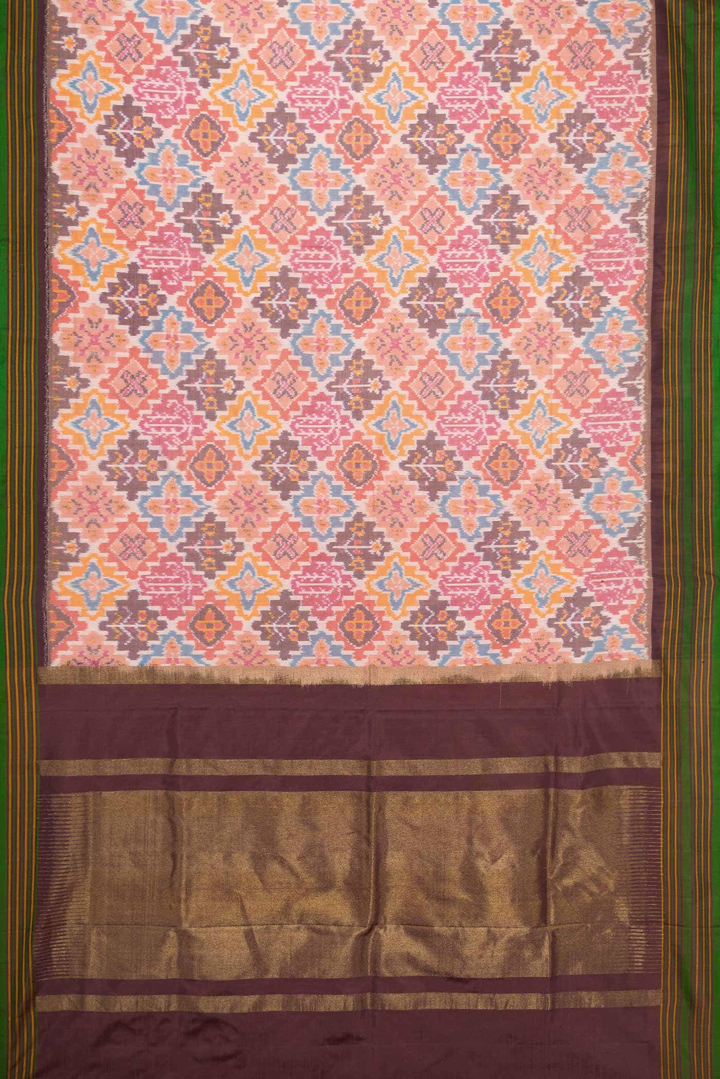 Multi Double Ikat Saree