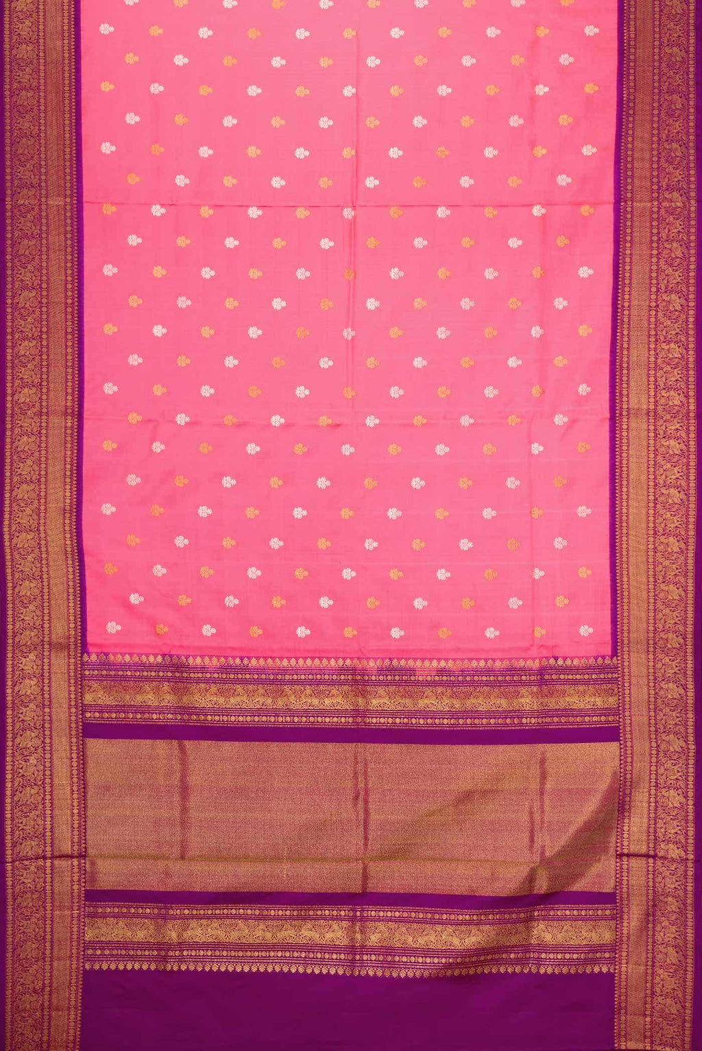 Pink Double Ikat Saree