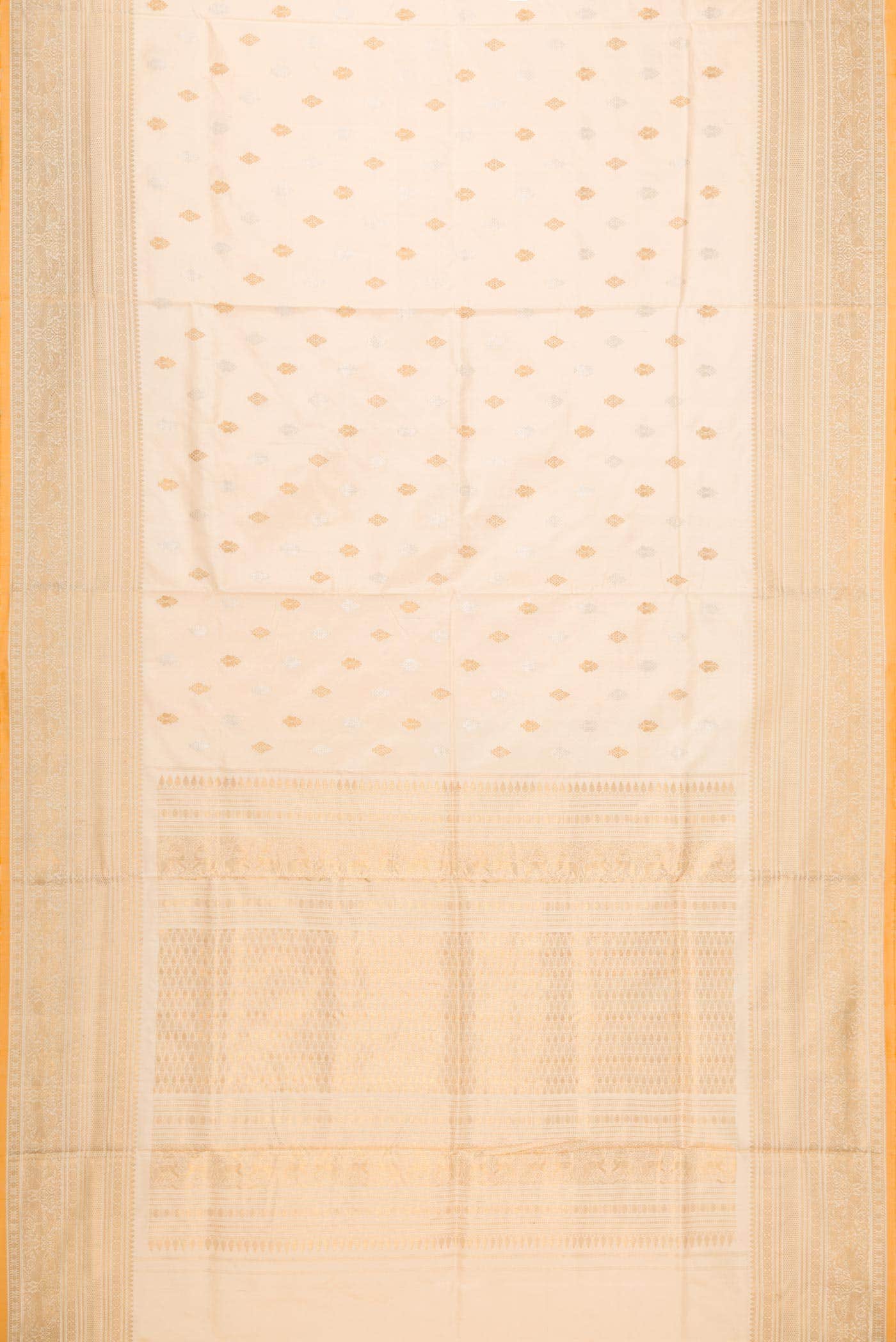 Sandal Double Ikat Saree