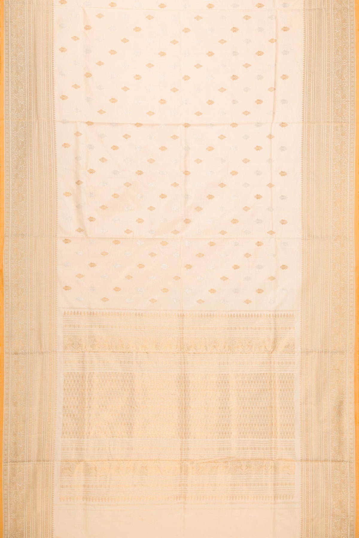 Sandal Double Ikat Saree