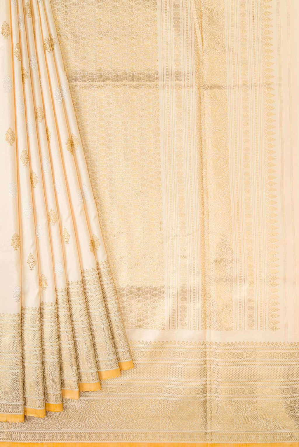 Sandal Double Ikat Saree