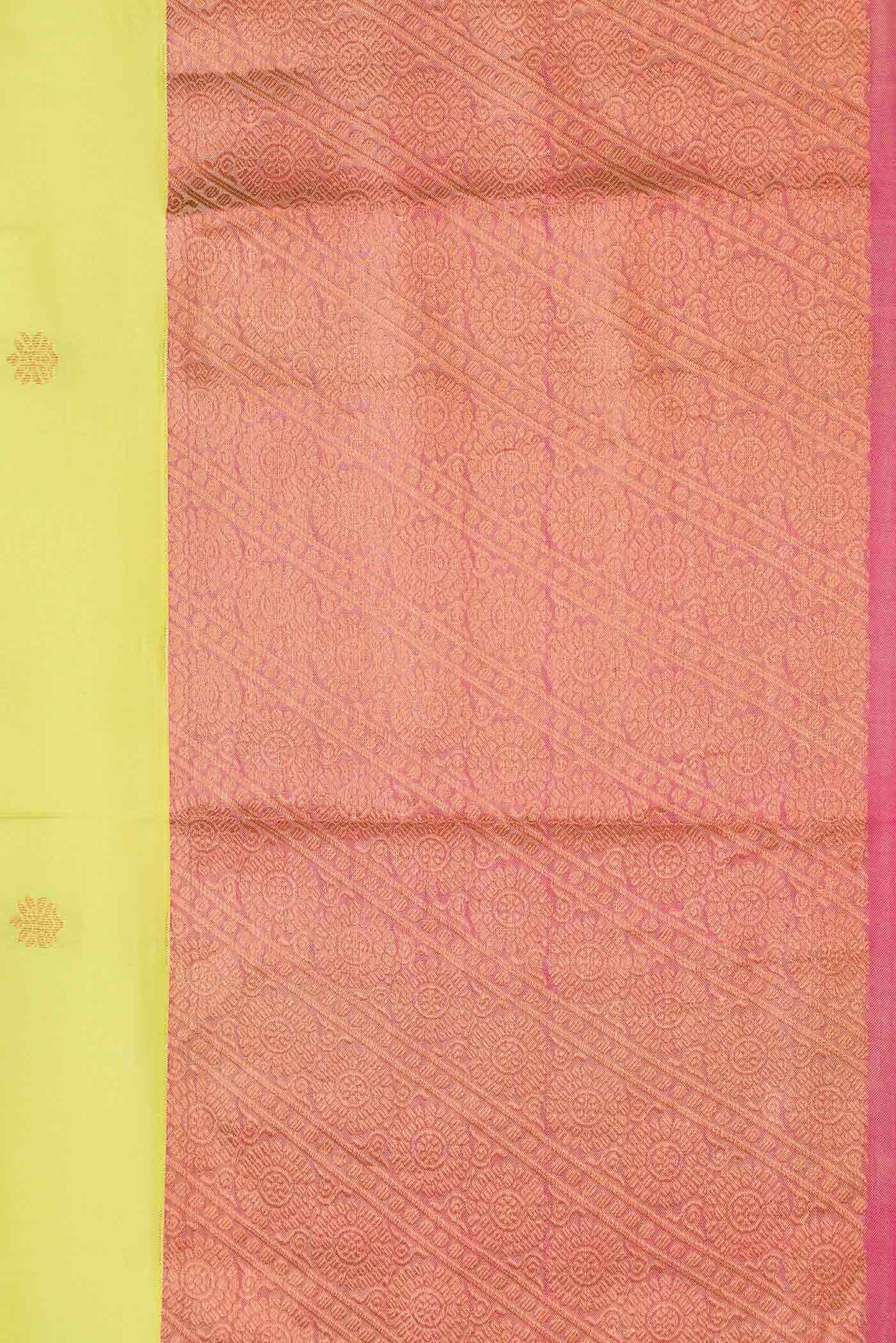 Pista Green Kanchipuram Silk Saree