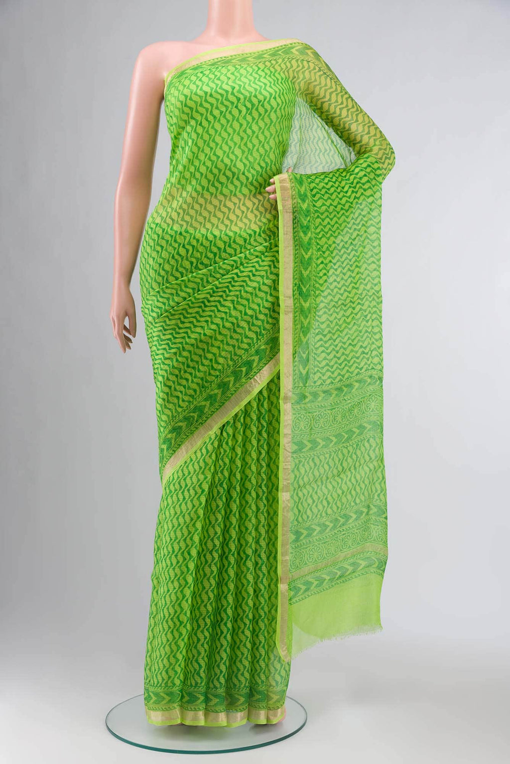 Green Kota Silk Saree
