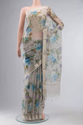 Beige Kota Silk Saree