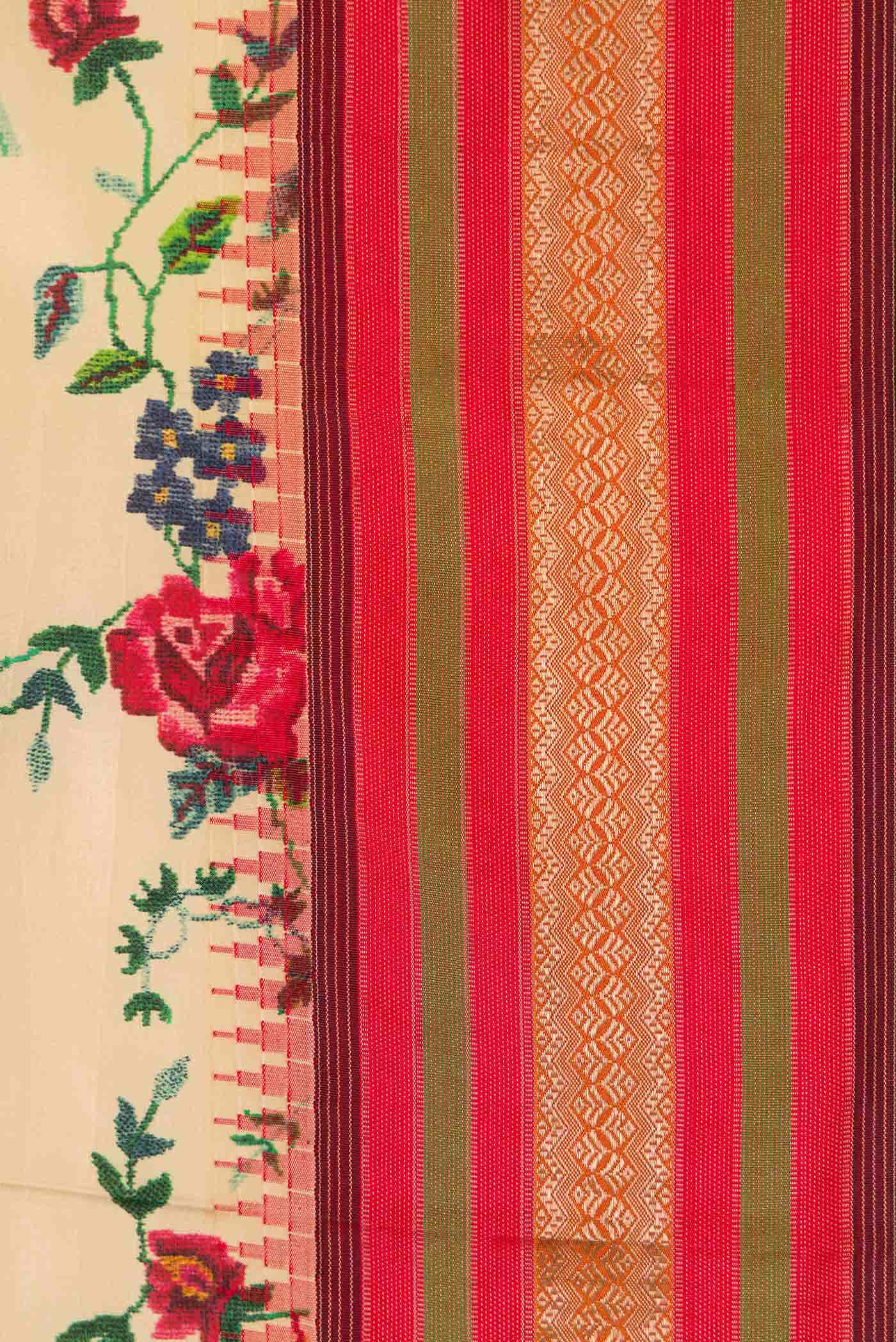 Pure Silk Pure Zari Sandal Kanchipuram Saree
