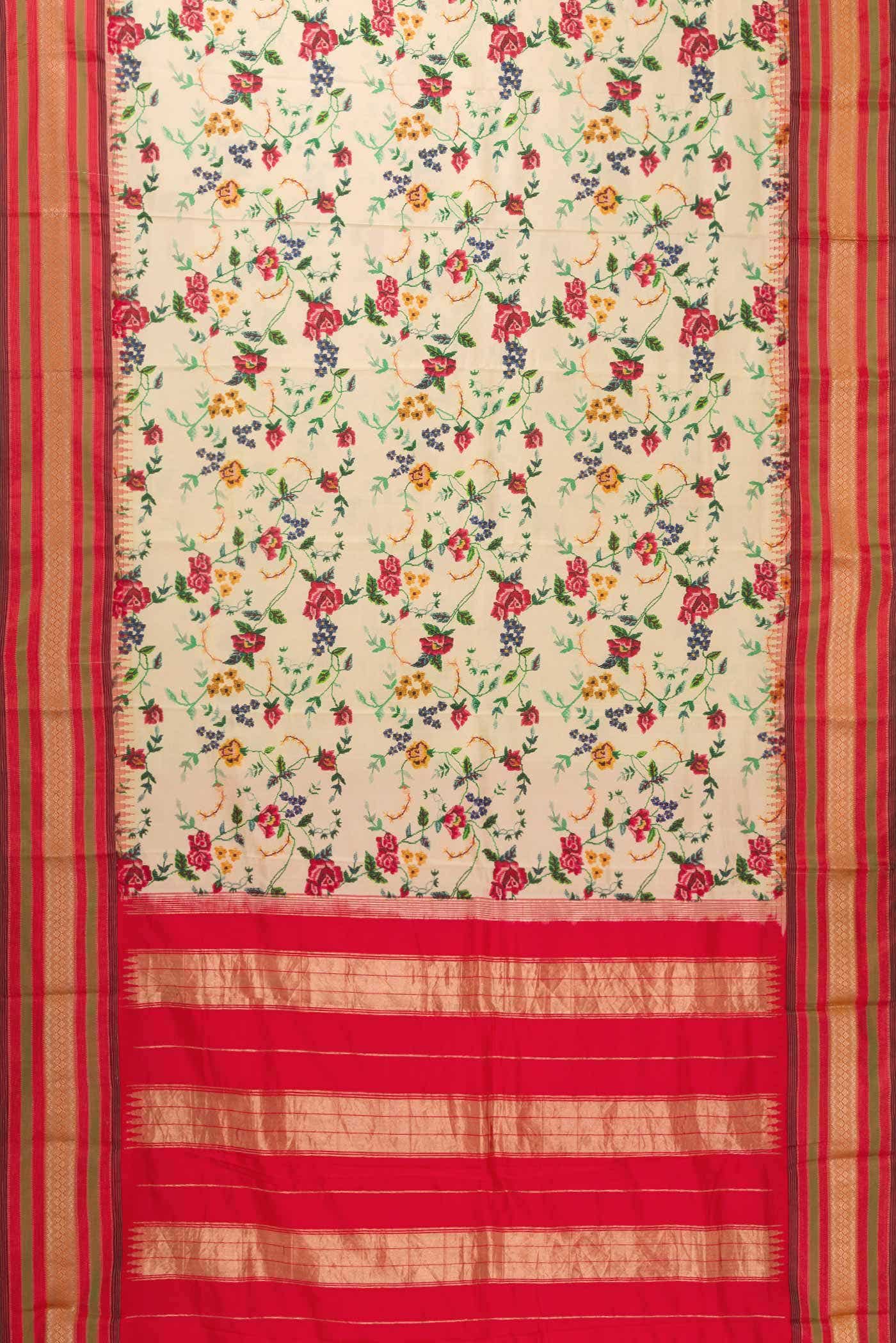 Pure Silk Pure Zari Sandal Kanchipuram Saree