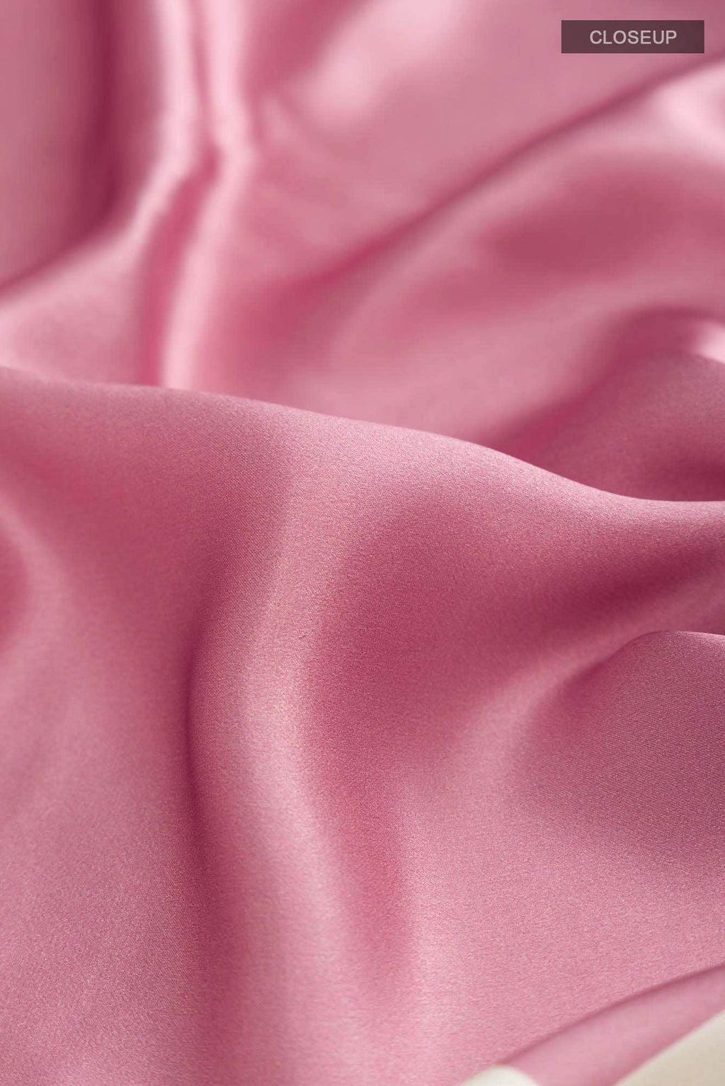 Mauve Satin Crepe Saree