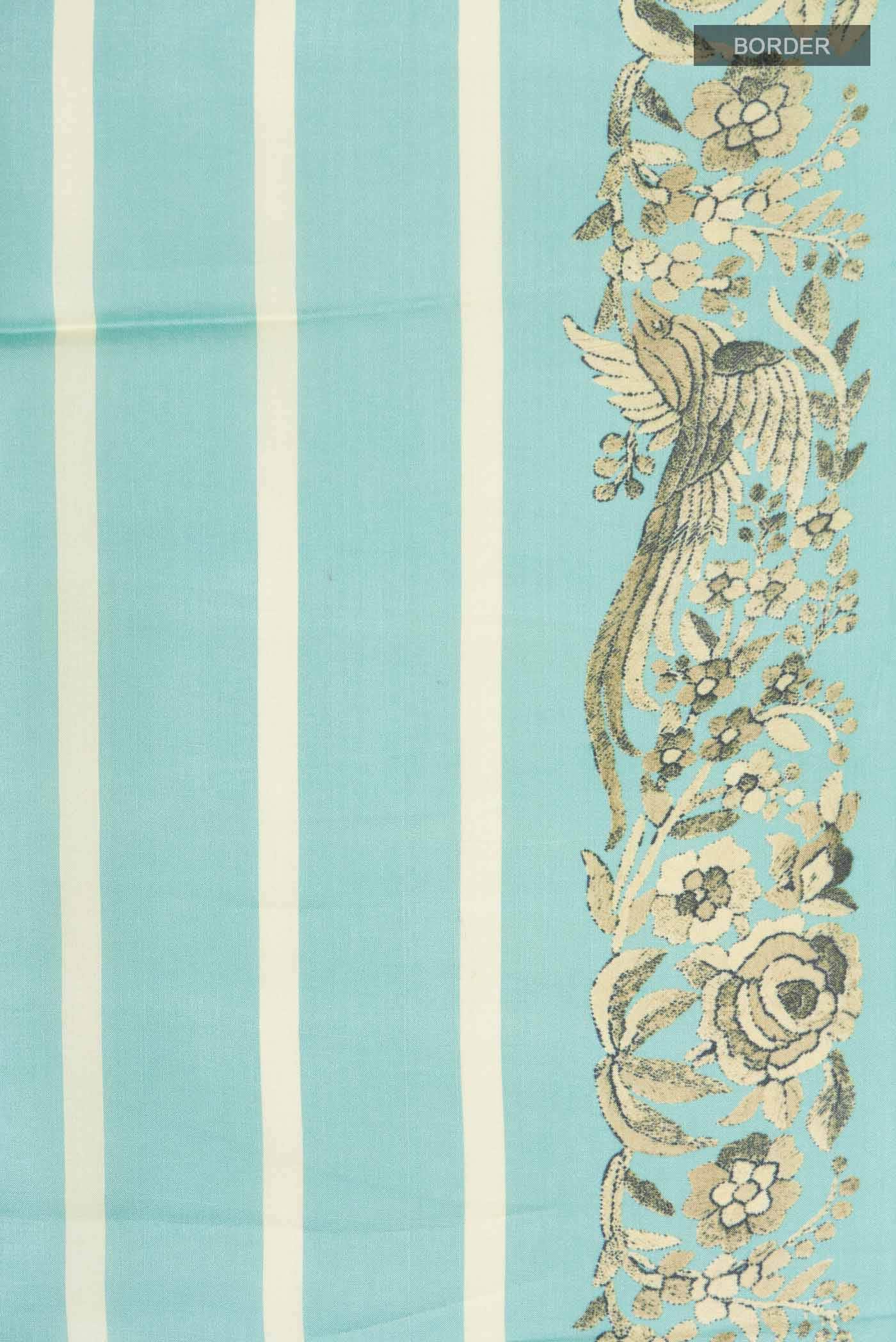 Multi Tussar Silk Saree