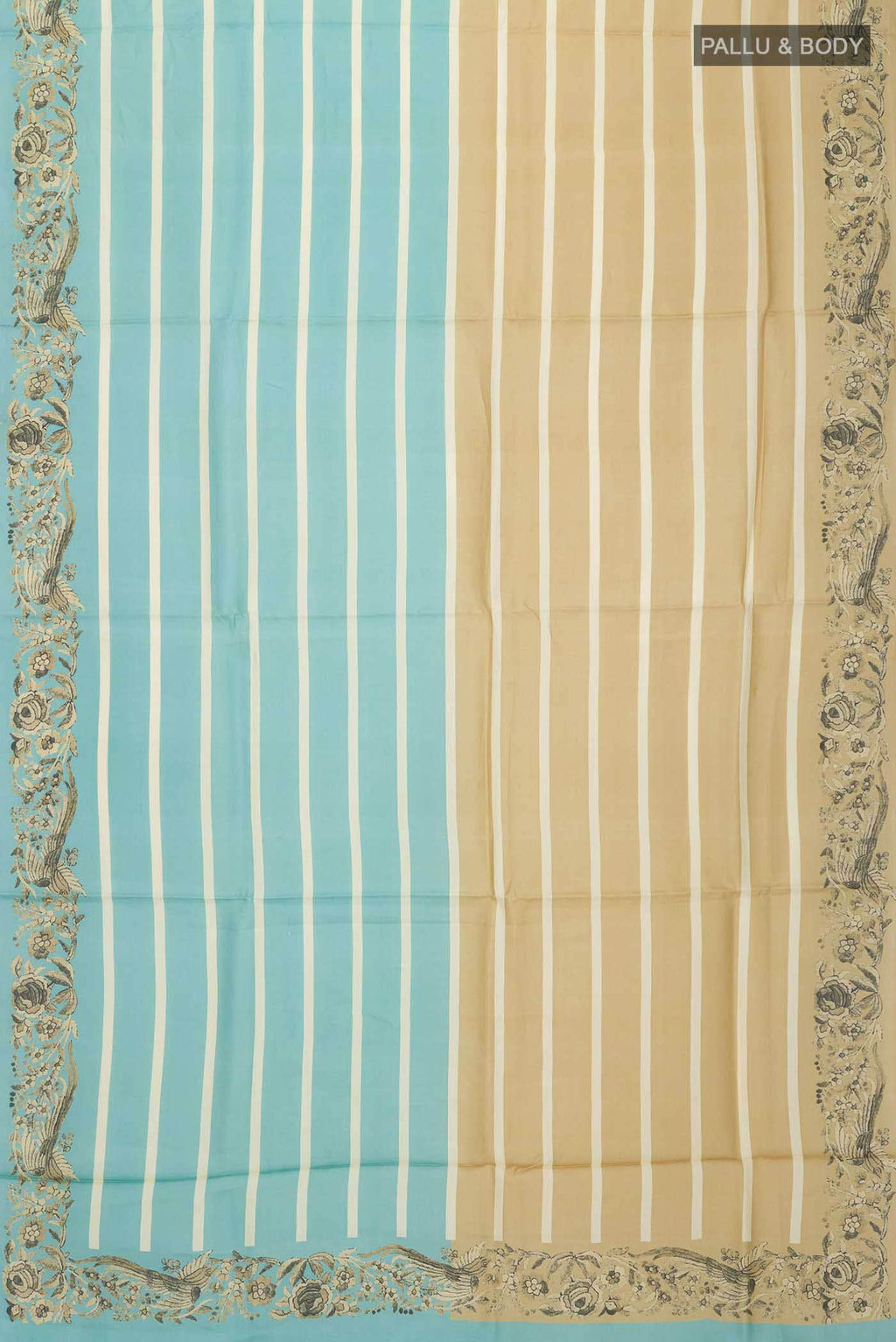 Multi Tussar Silk Saree