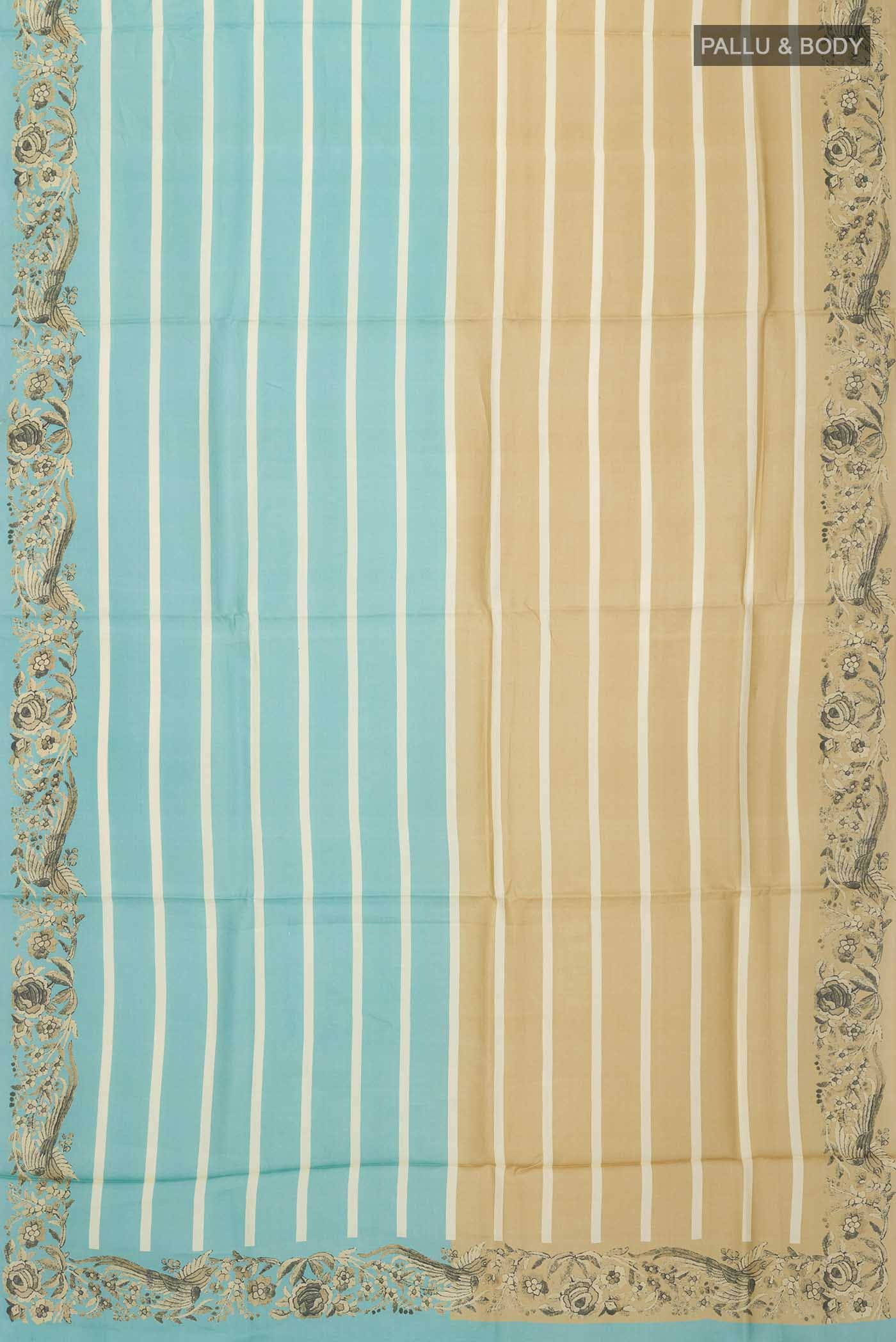 Multi Tussar Silk Saree