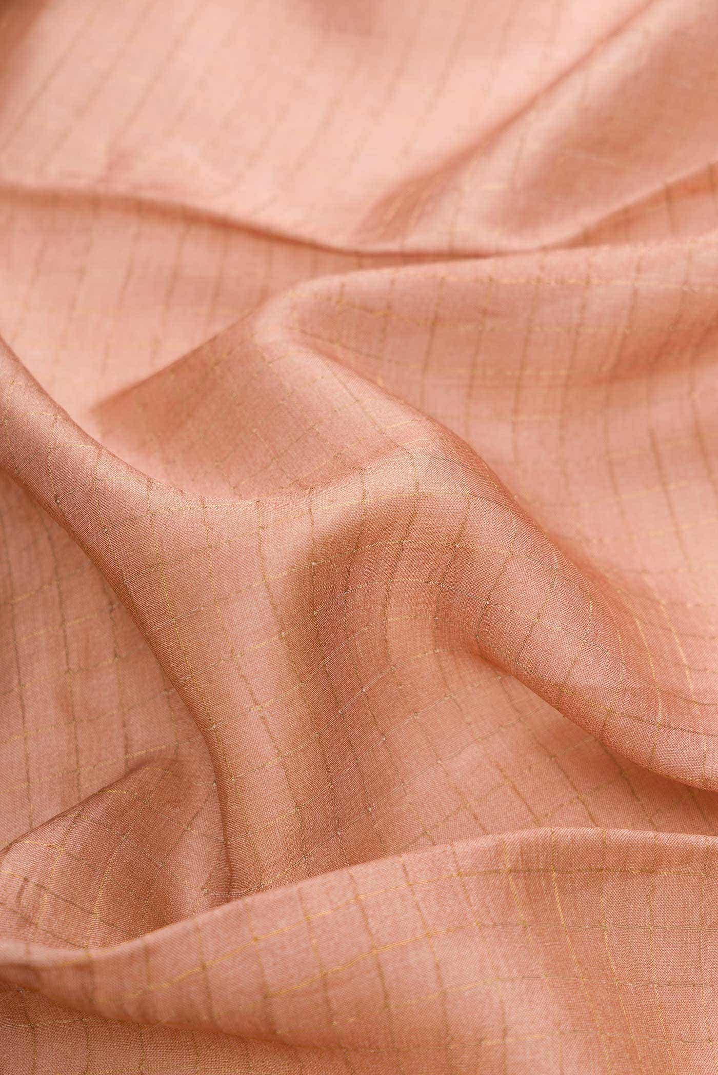 Bronze Dual Tone Tussar Silk Saree