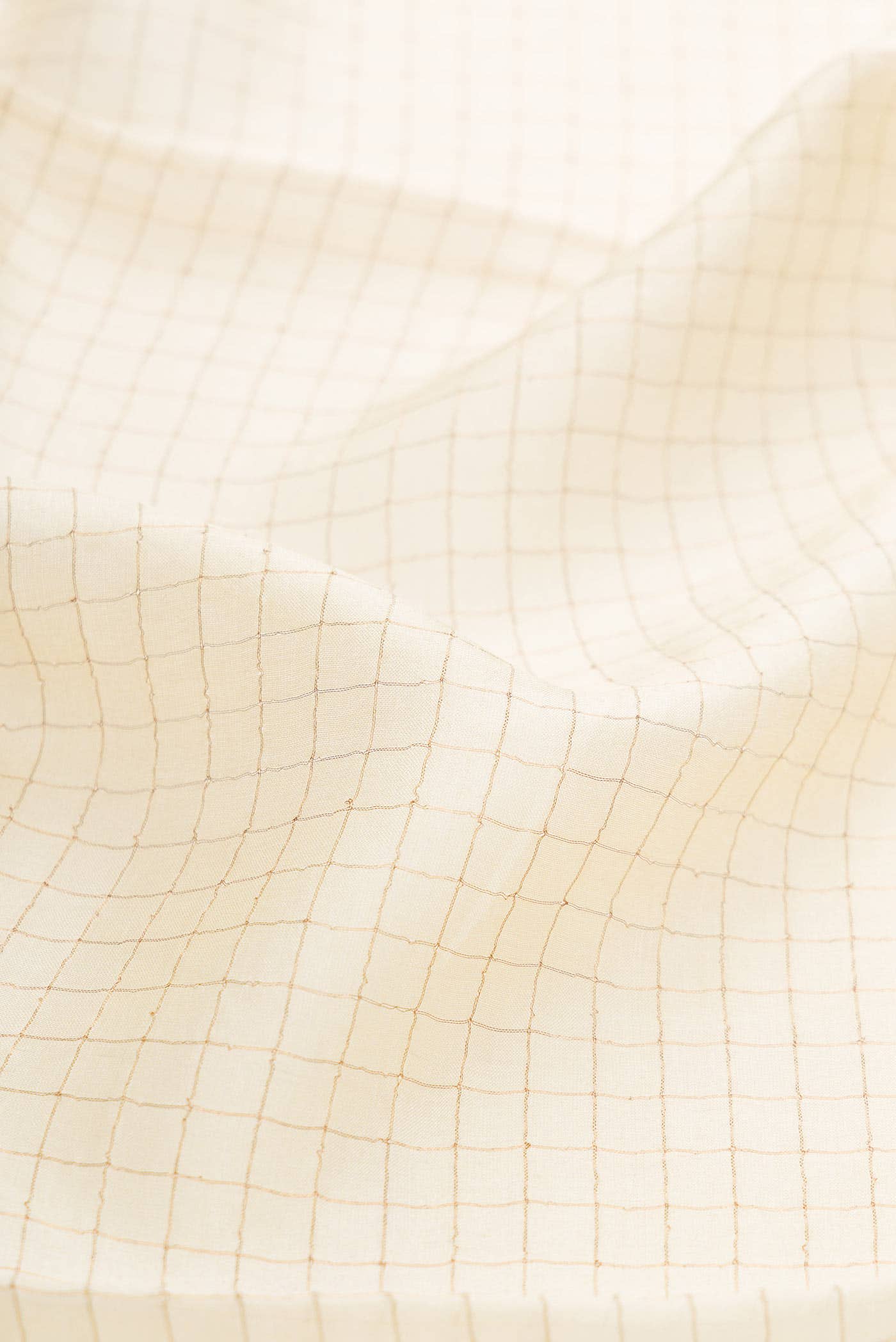 Off White Tussar Silk Saree