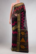 Black Silk Cotton Saree