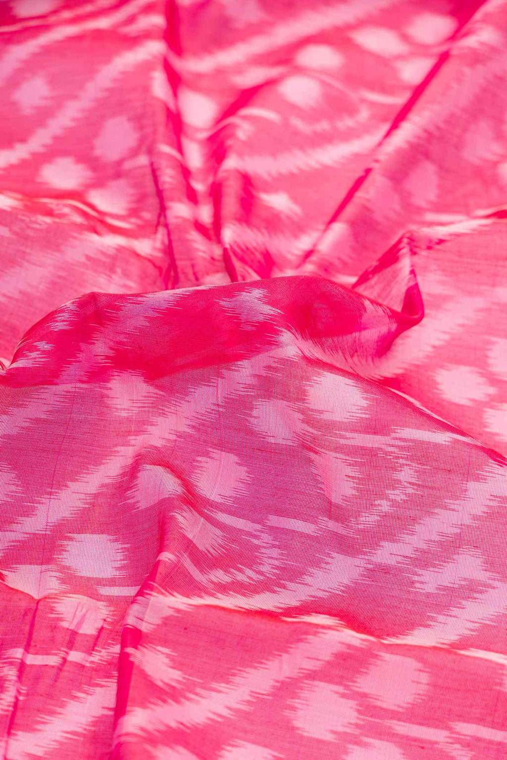 Pink Dual Tone Silk Cotton Saree