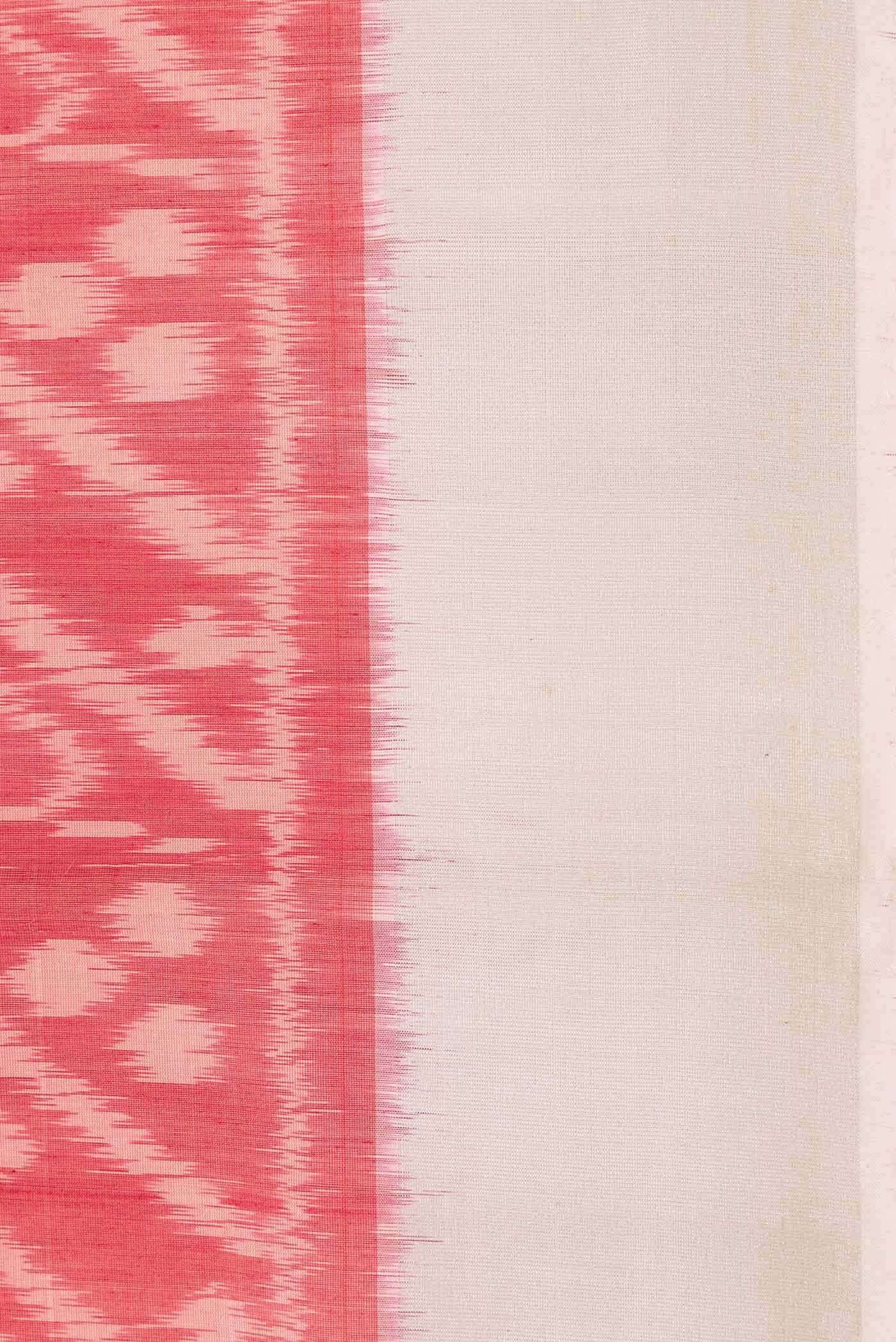 Red Dual Tone Silk Cotton Saree