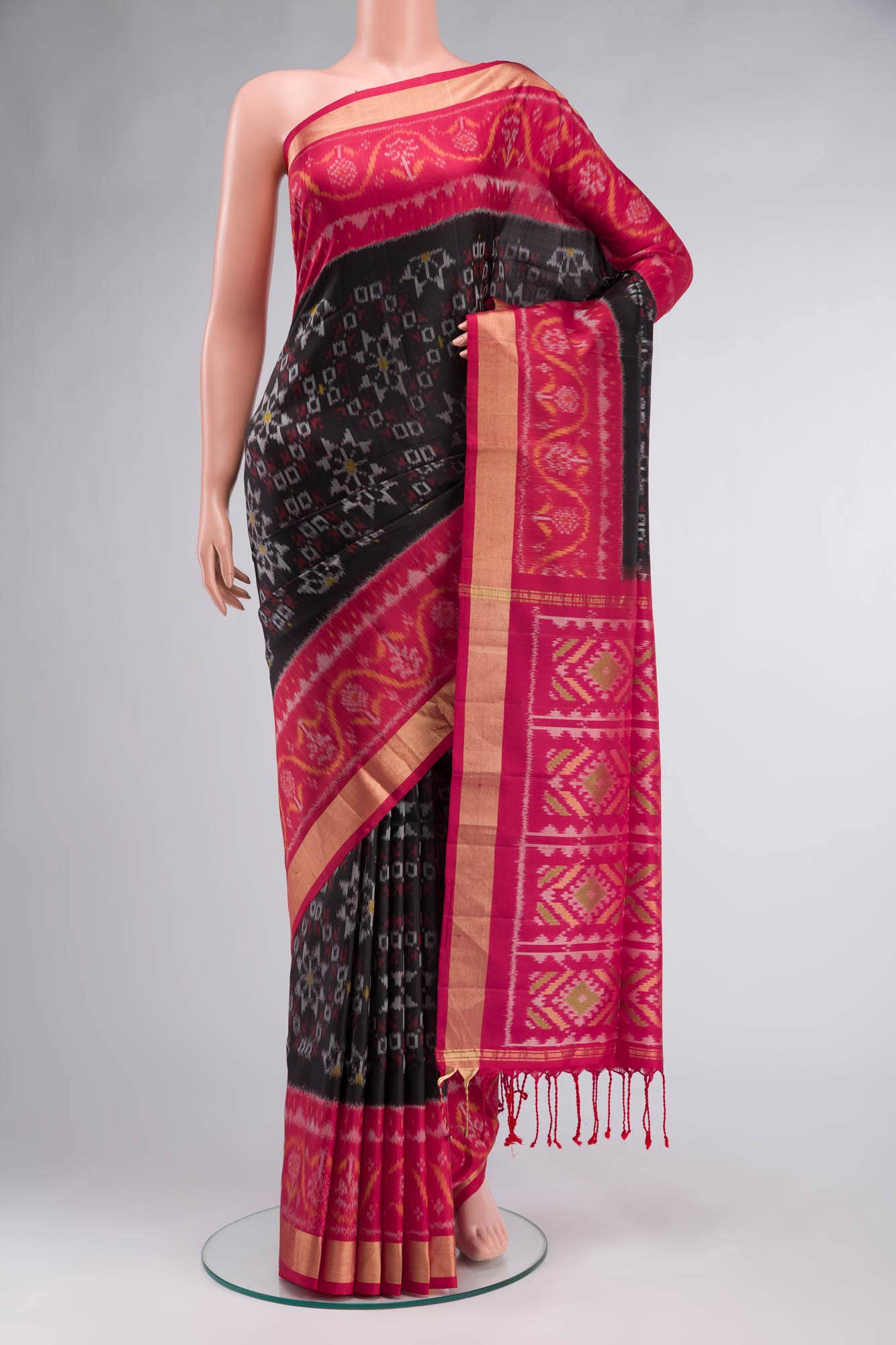 Black Soft Silk Saree