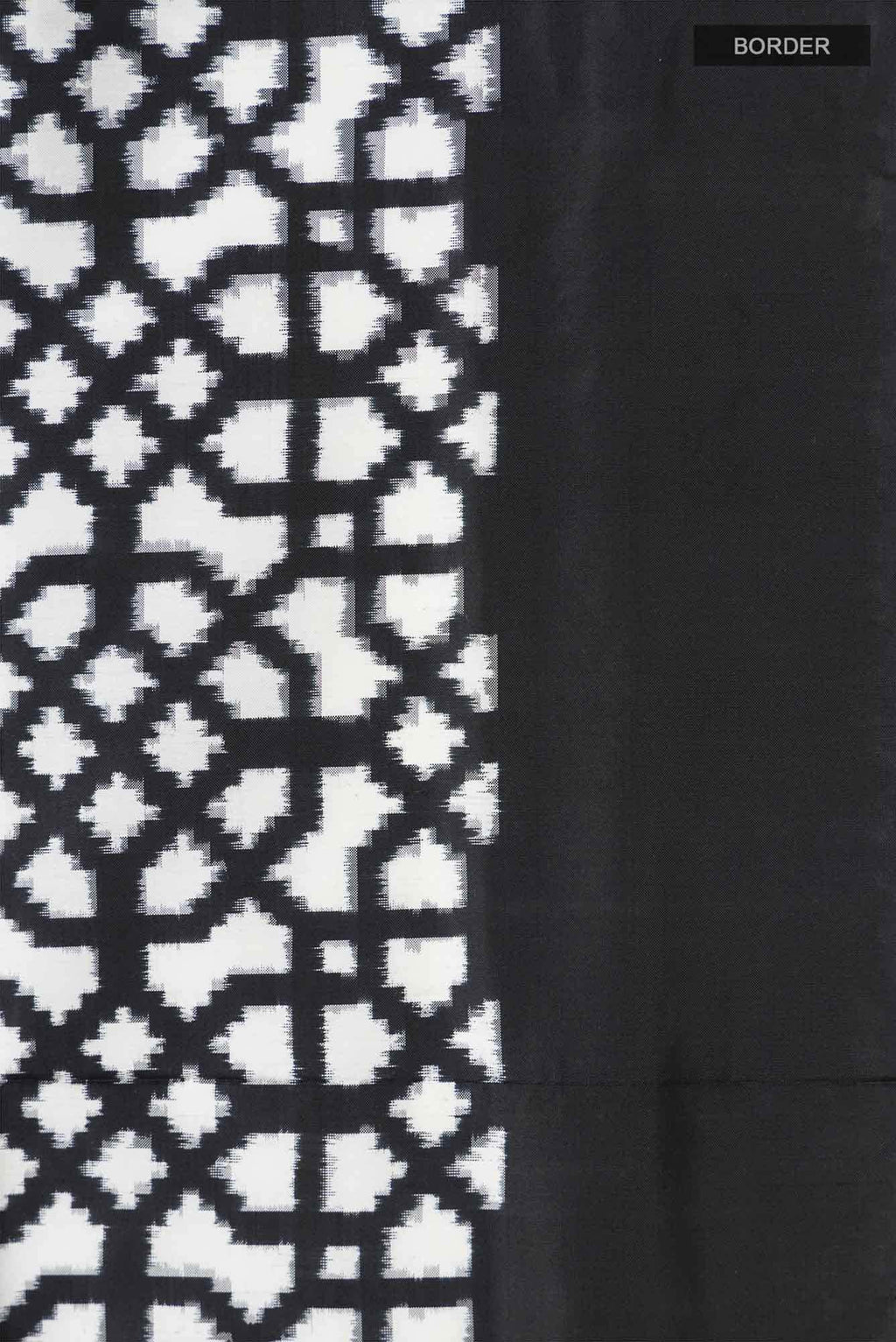 Black Pochampally Silk Saree