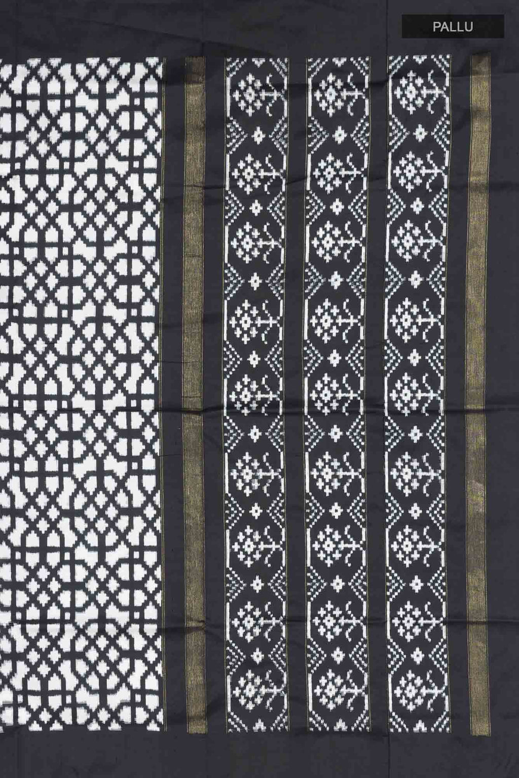Black Pochampally Silk Saree