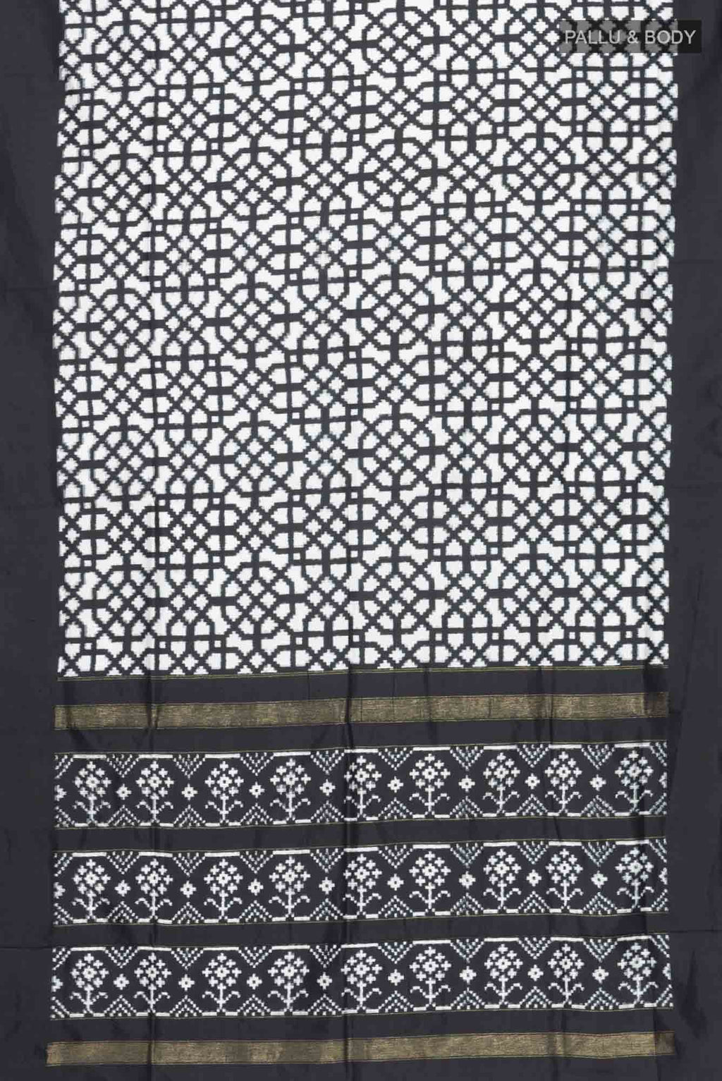 Black Pochampally Silk Saree