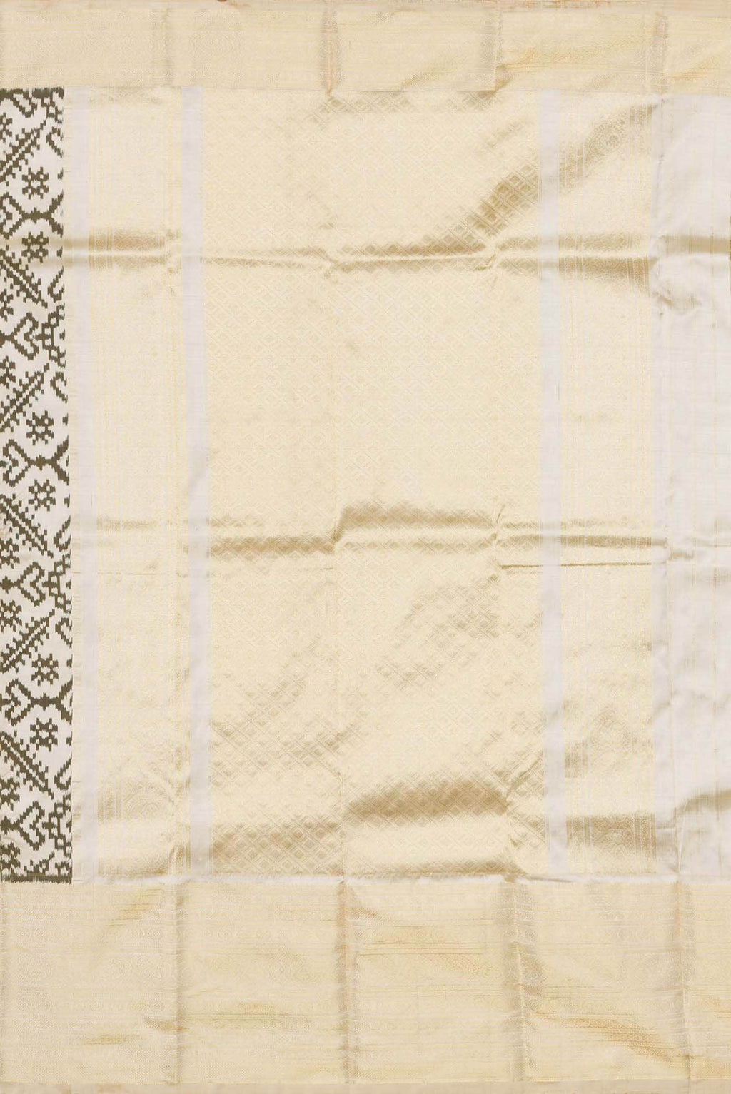 Sandal Dual Tone Double Ikat Saree