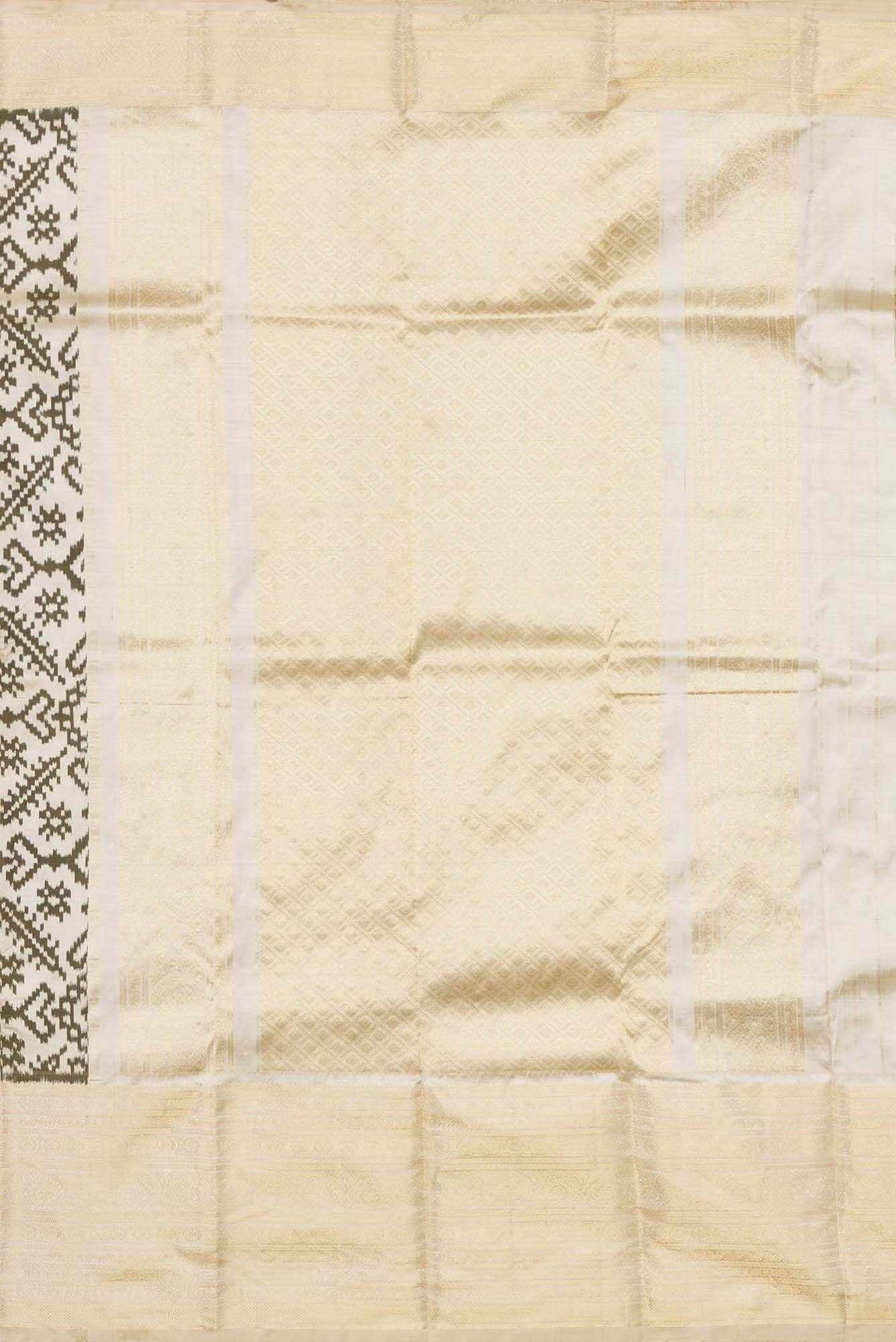 Sandal Dual Tone Double Ikat Saree