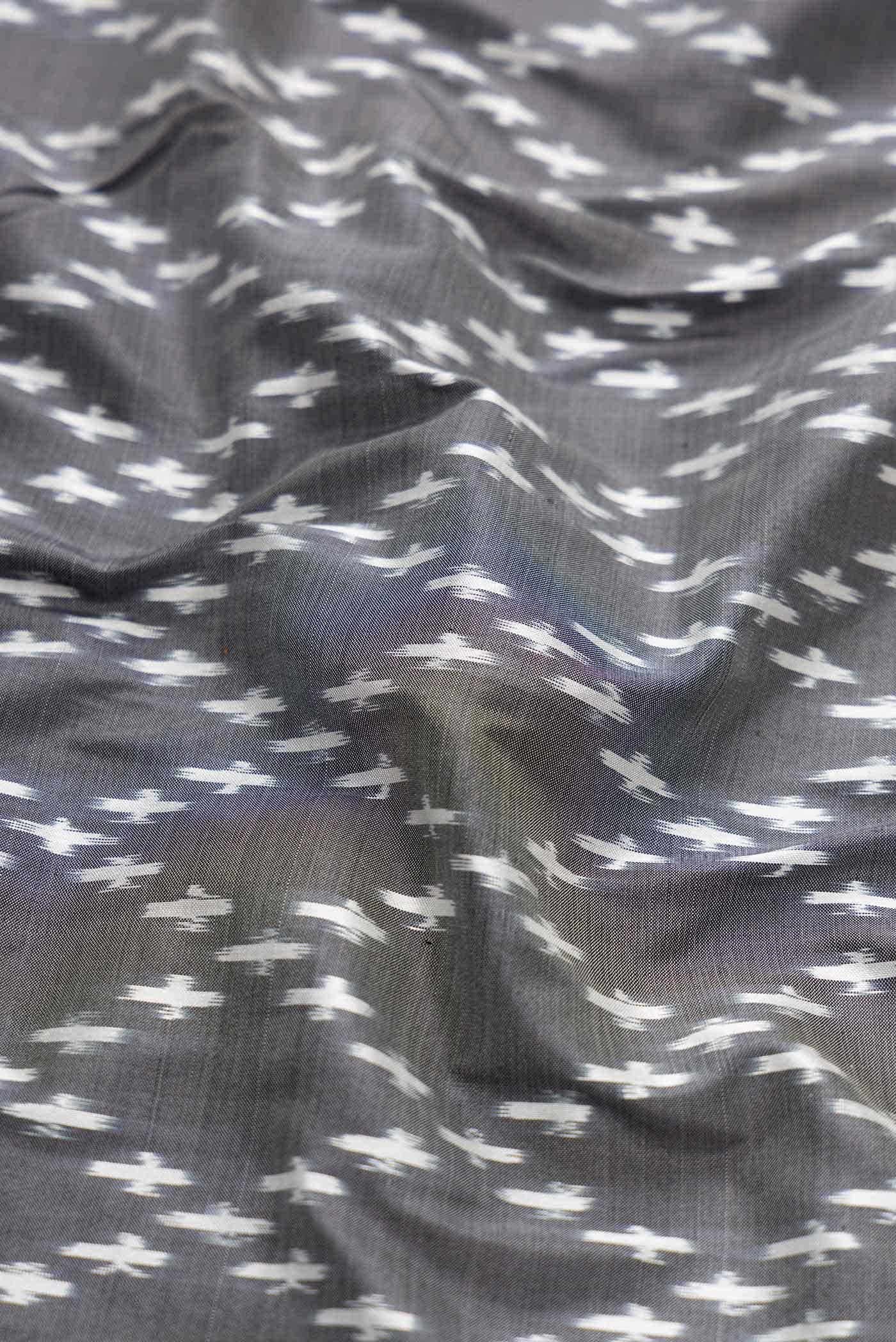 Black Double Ikat Saree