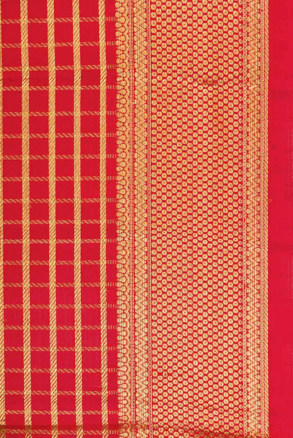 Imperial Red Kanchipuram Silk Saree