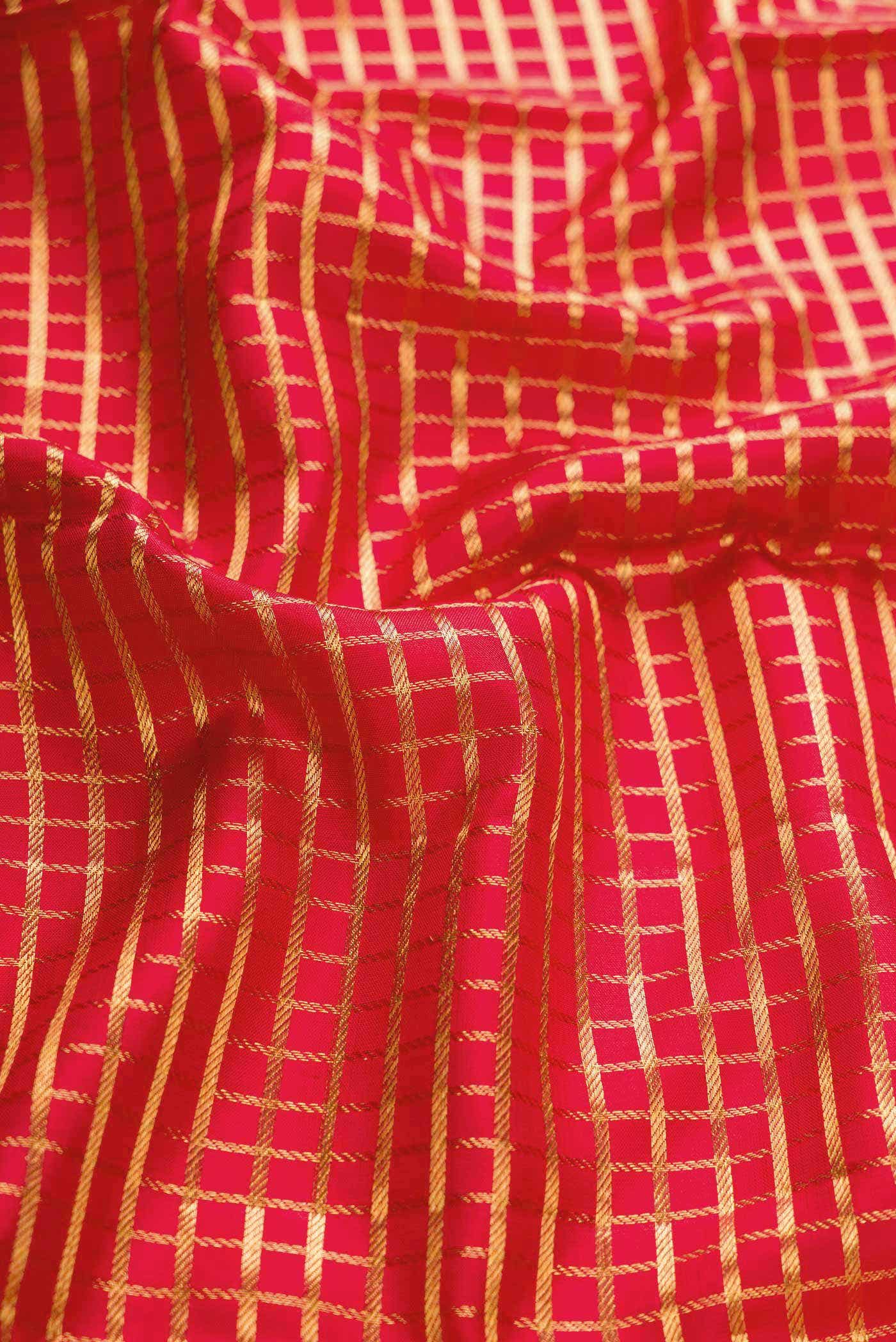 Imperial Red Kanchipuram Silk Saree