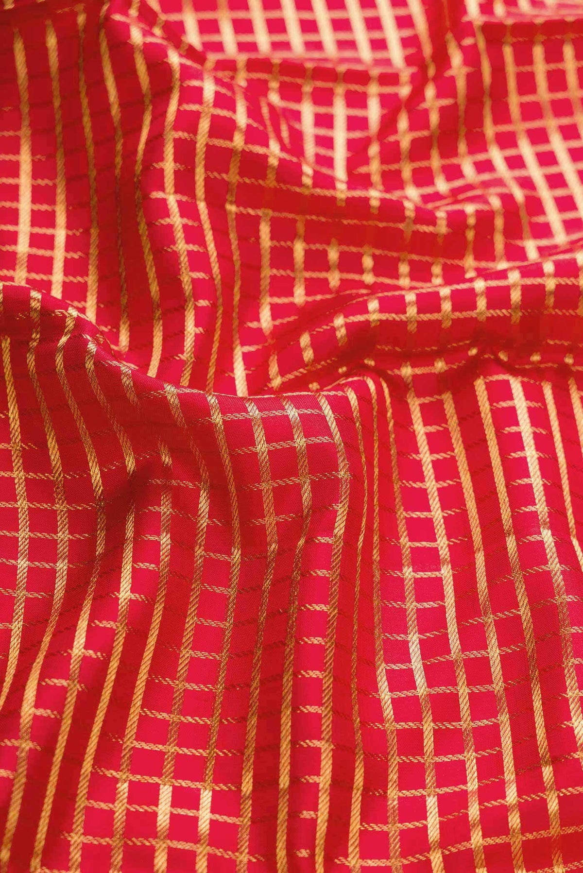 Imperial Red Kanchipuram Silk Saree