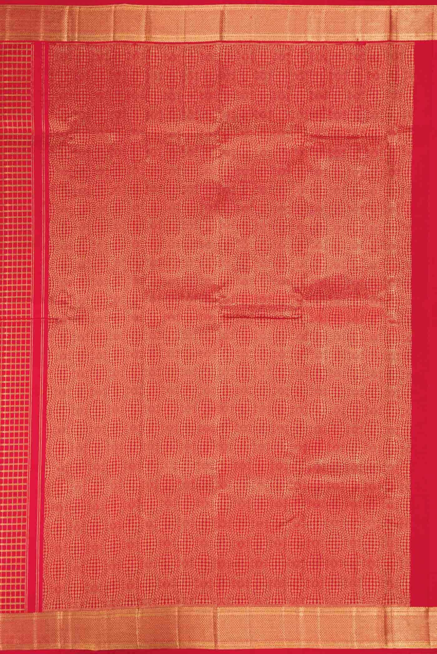 Imperial Red Kanchipuram Silk Saree