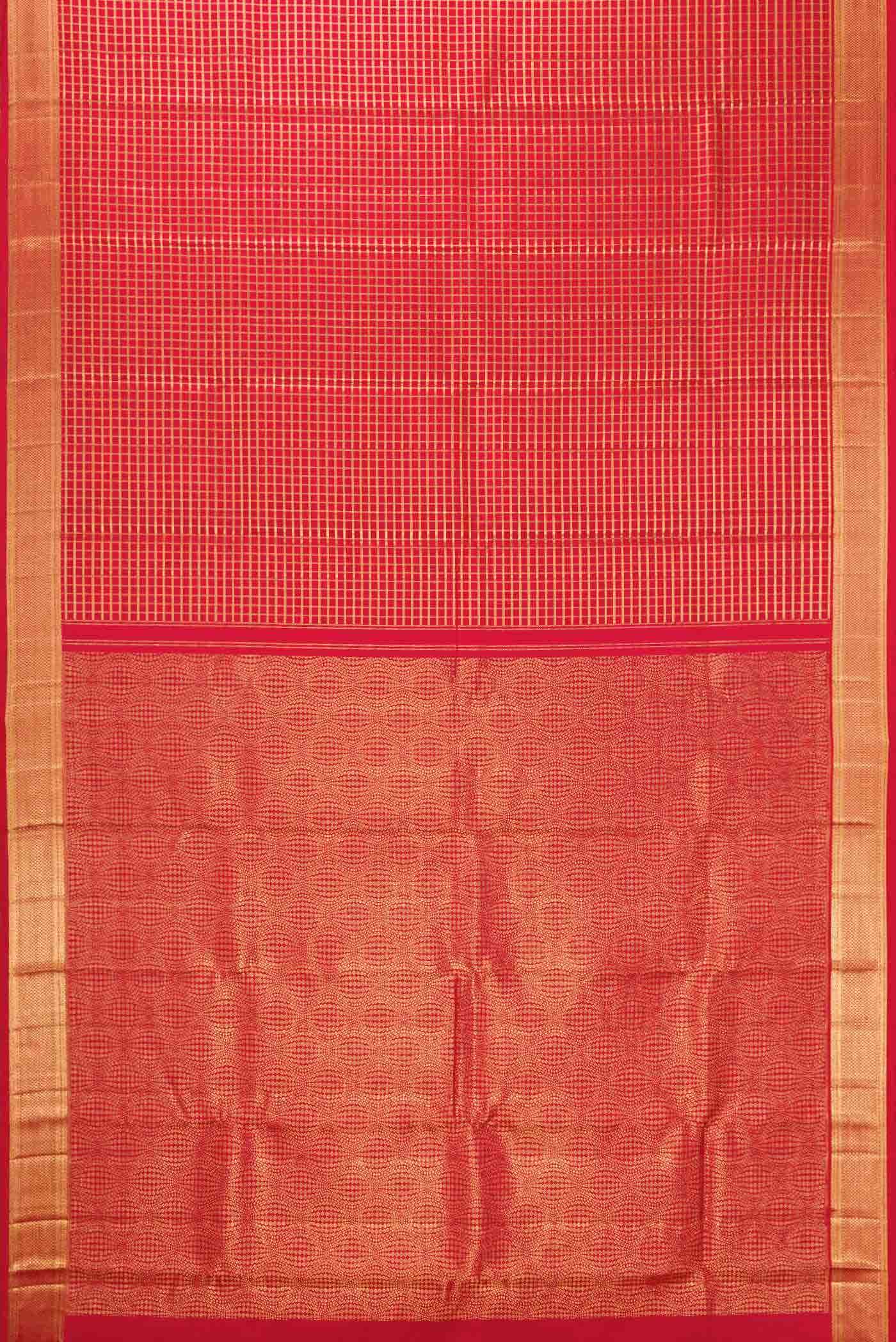 Imperial Red Kanchipuram Silk Saree