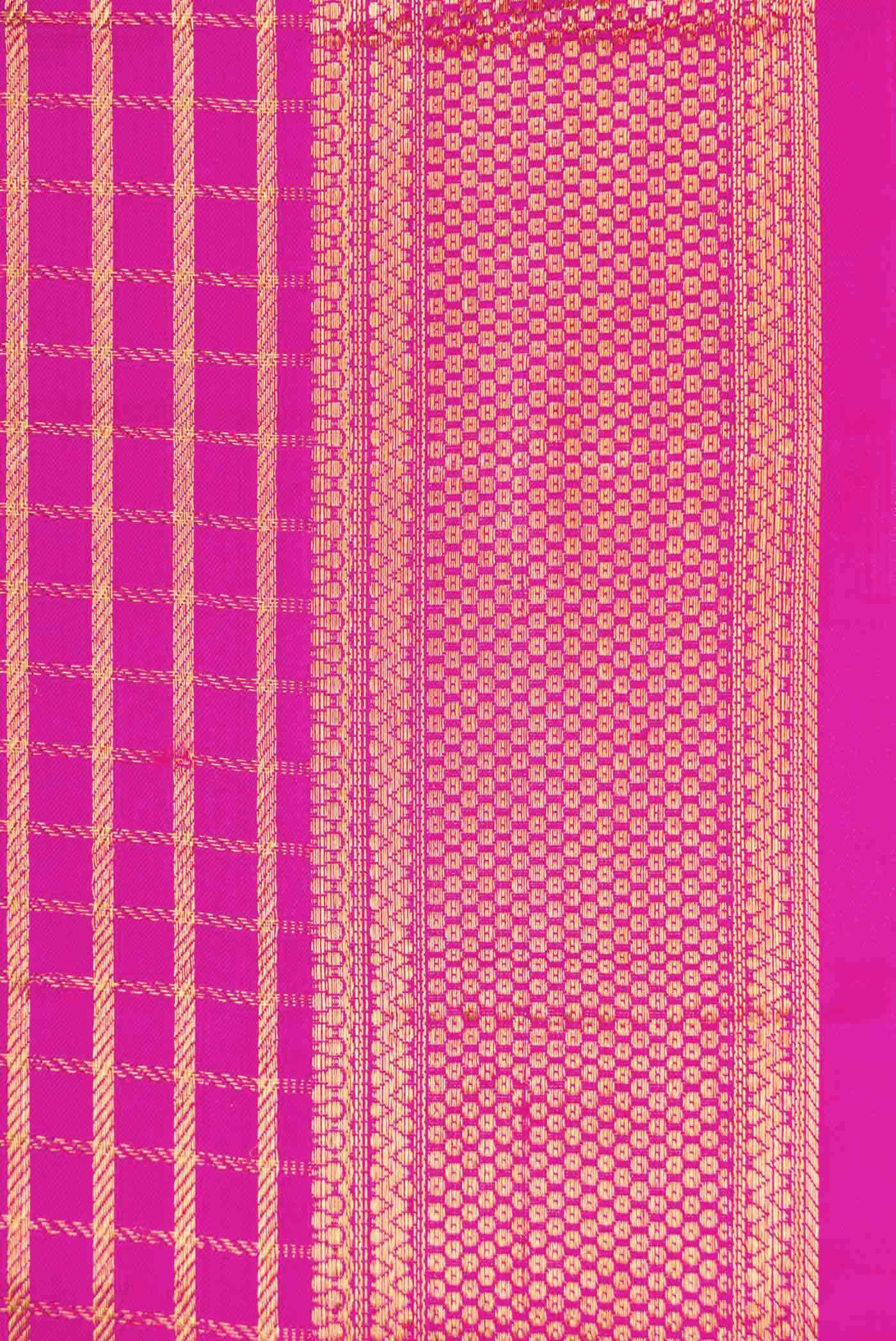Pink Kanchipuram Silk Saree