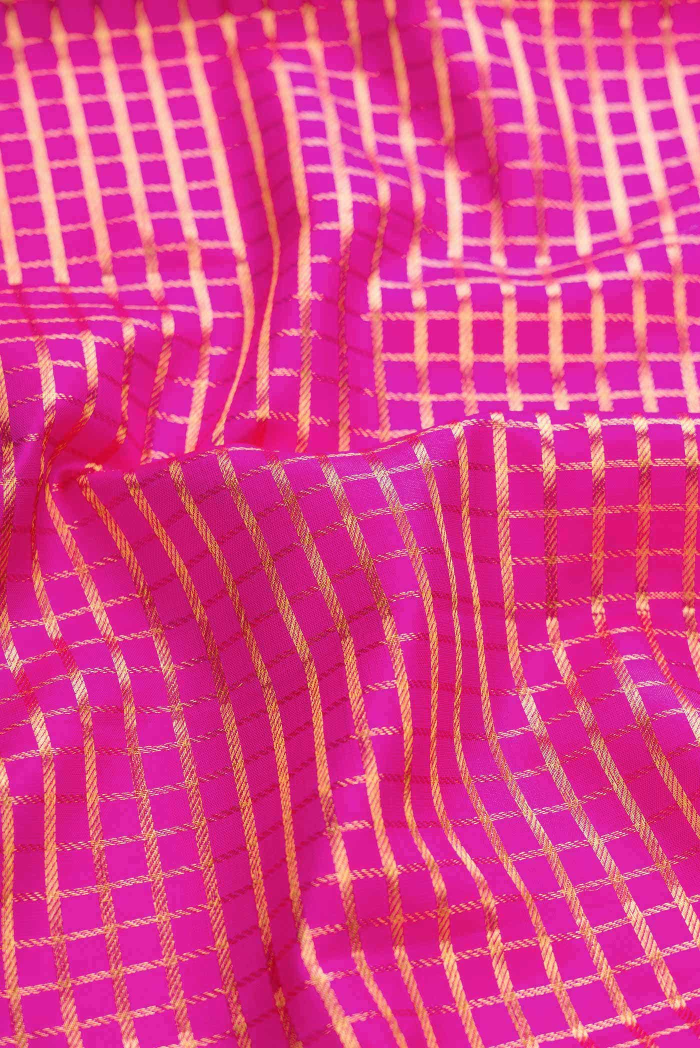 Pink Kanchipuram Silk Saree