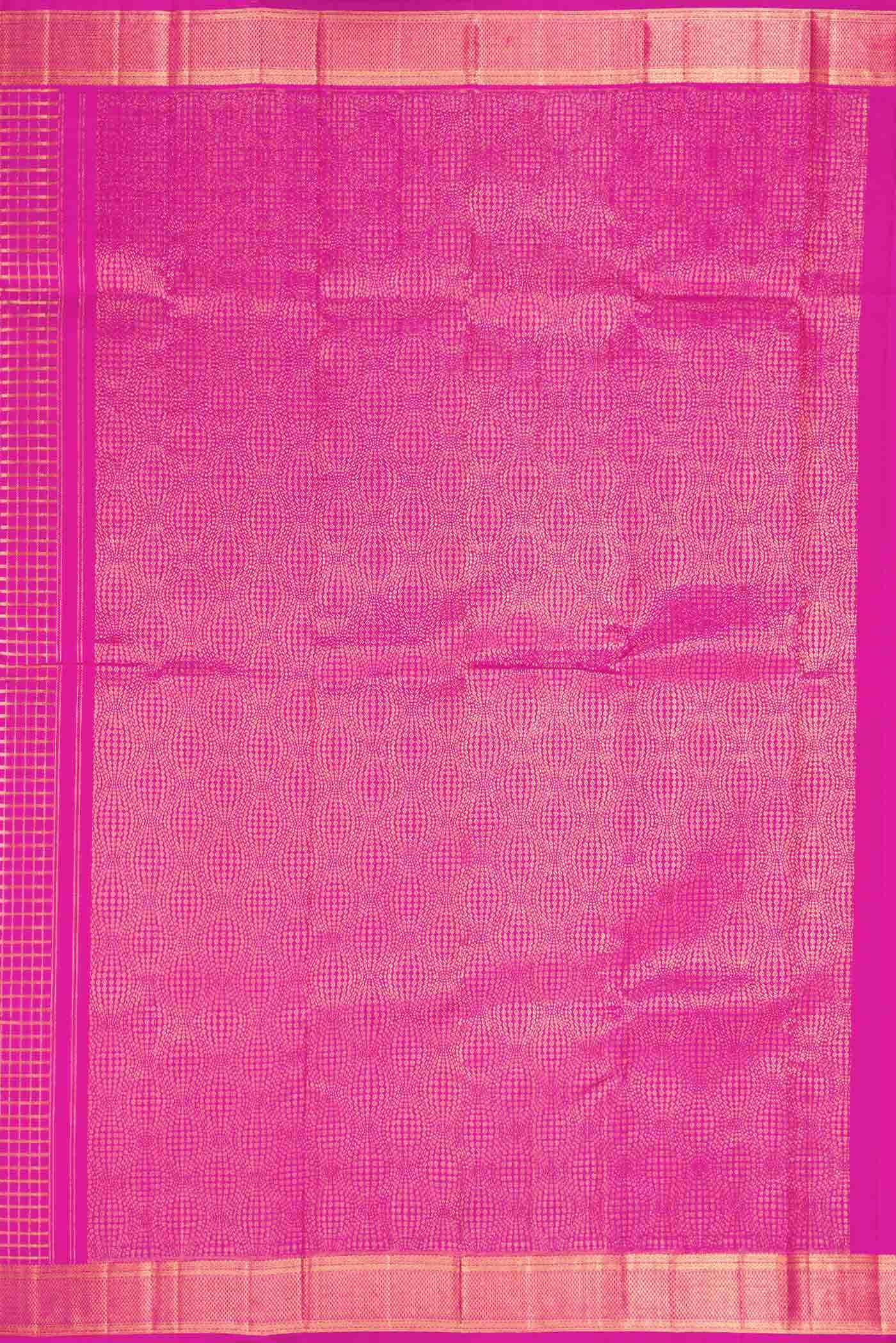 Pink Kanchipuram Silk Saree