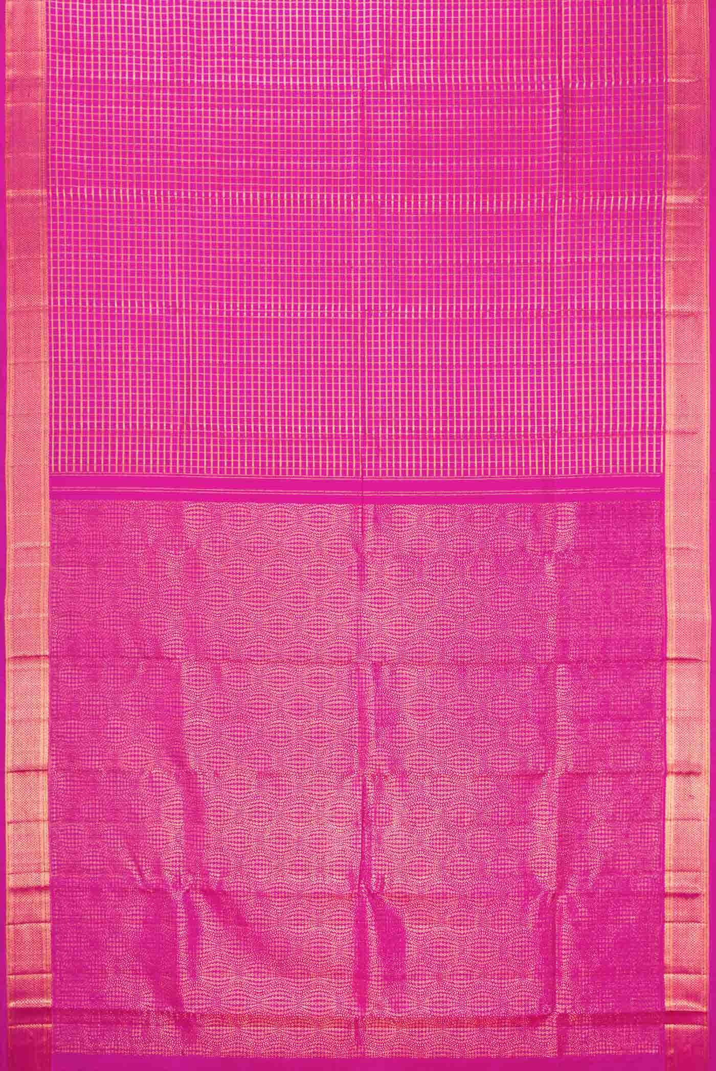 Pink Kanchipuram Silk Saree