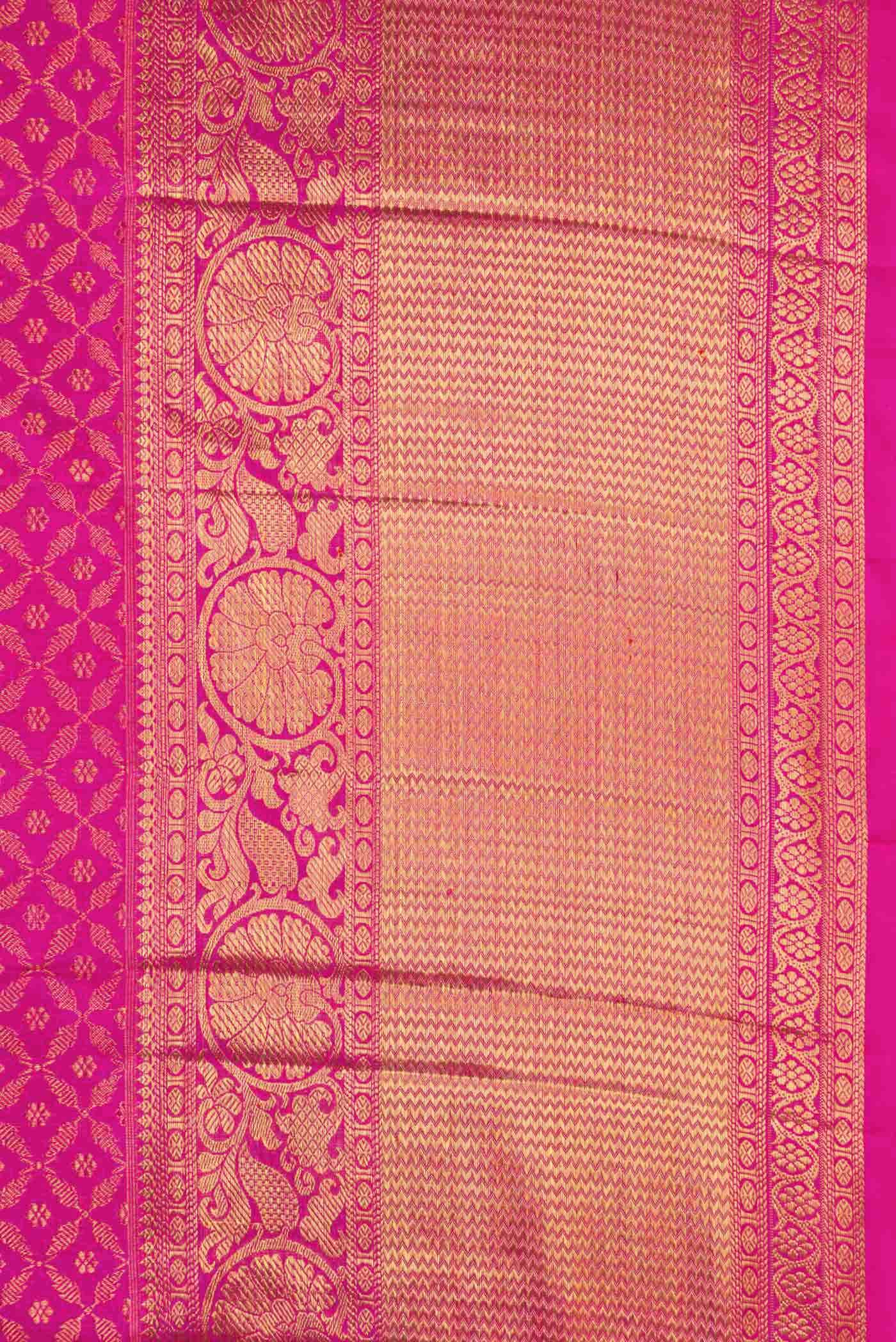 Pink Kanchipuram Silk Saree