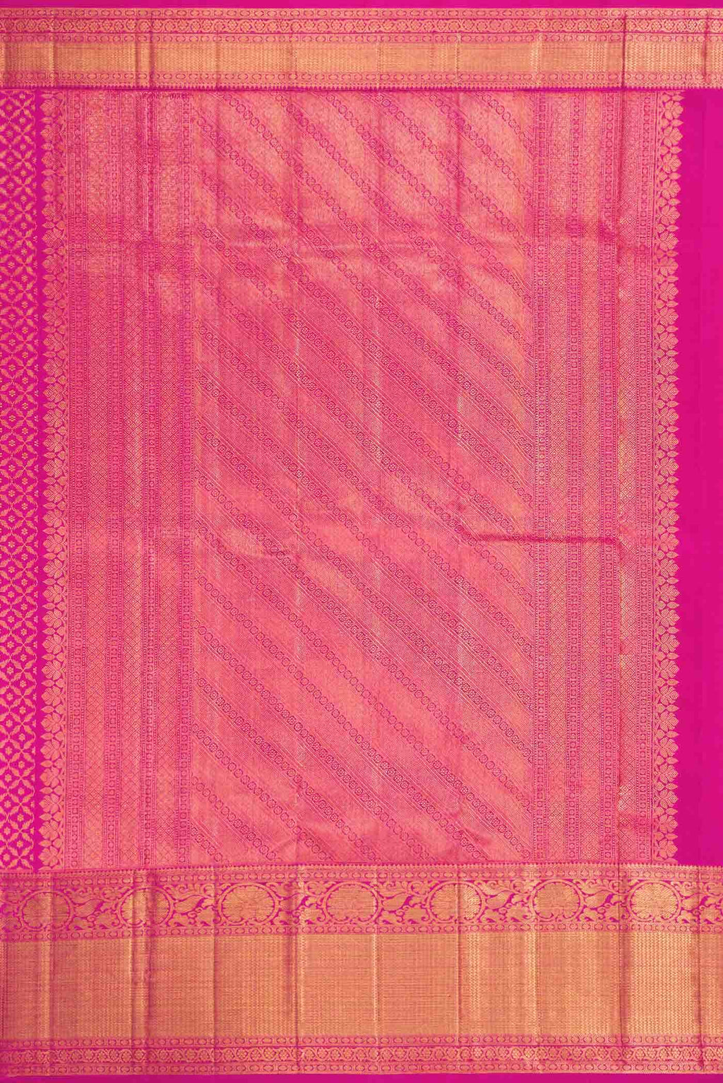 Pink Kanchipuram Silk Saree