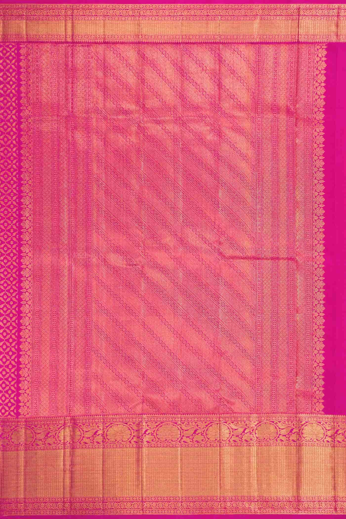 Pink Kanchipuram Silk Saree