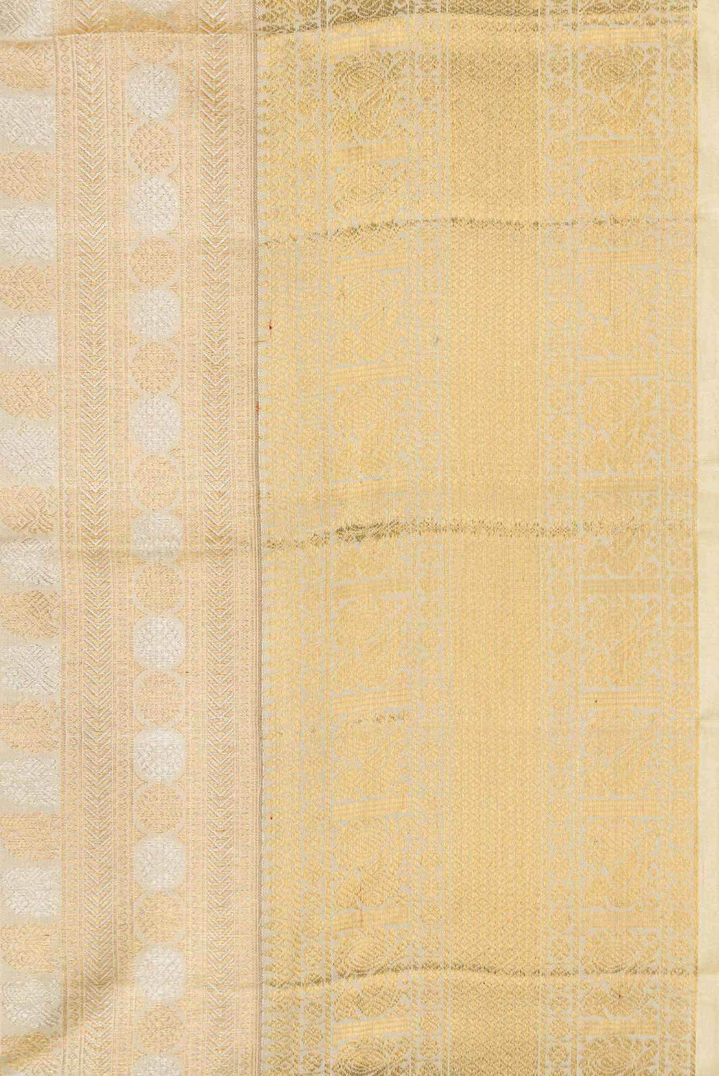 Sandal Dual Tone Kanchipuram Silk Saree