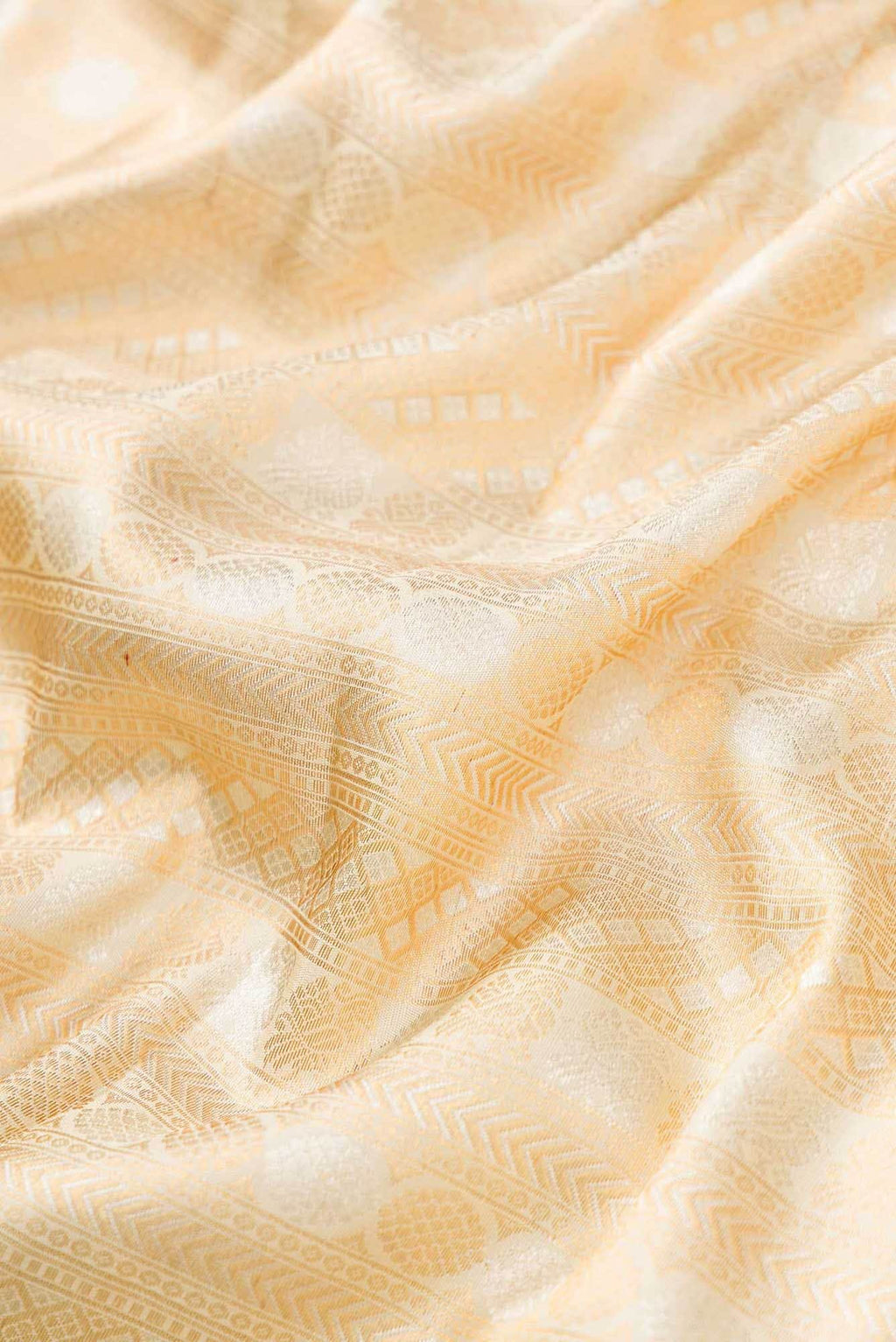 Sandal Dual Tone Kanchipuram Silk Saree