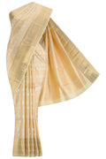 Sandal Dual Tone Kanchipuram Silk Saree