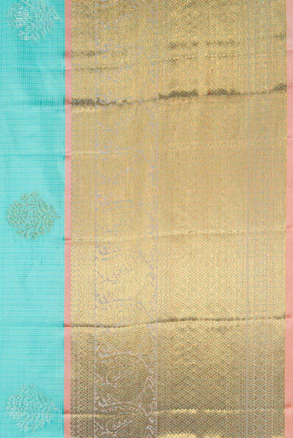 Sky Blue Kota Silk Saree