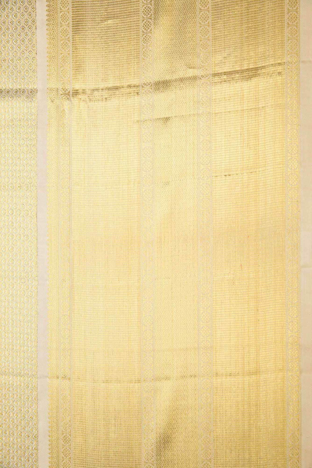 Gold Dual Tone Kanchipuram Tissue Silk Saree