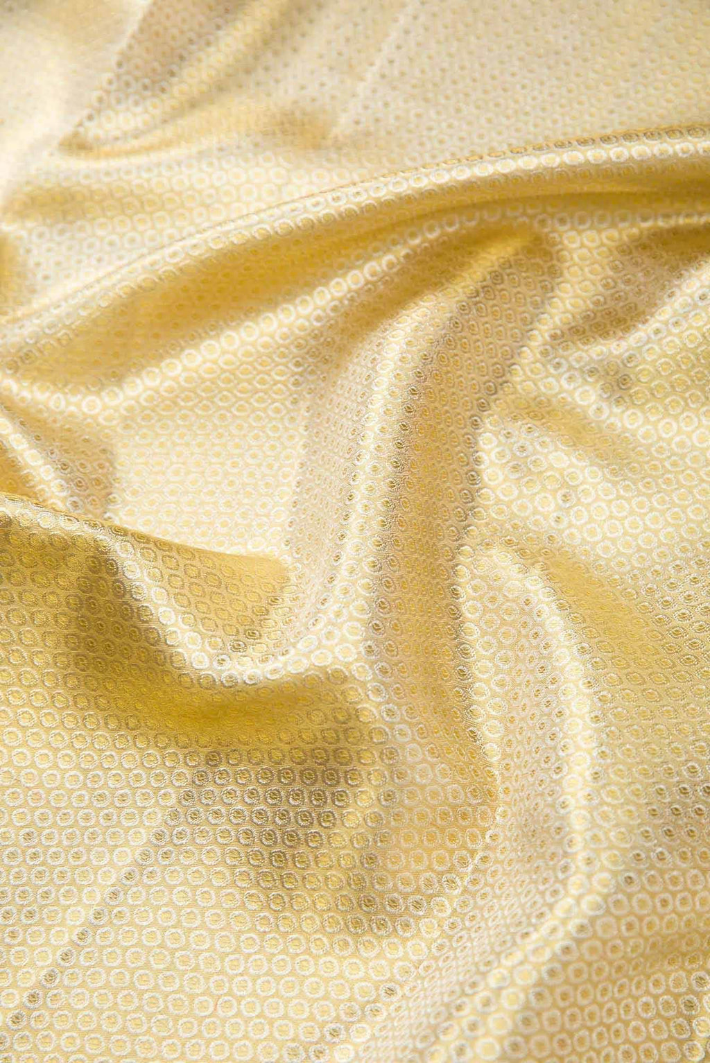 Gold Dual Tone Kanchipuram Tissue Silk Saree
