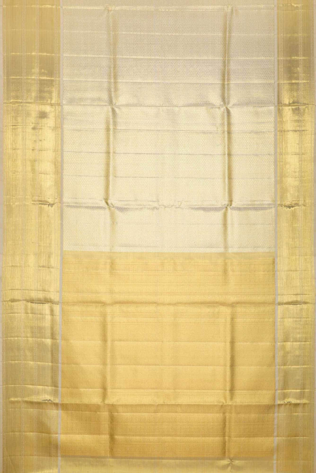 Gold Dual Tone Kanchipuram Tissue Silk Saree