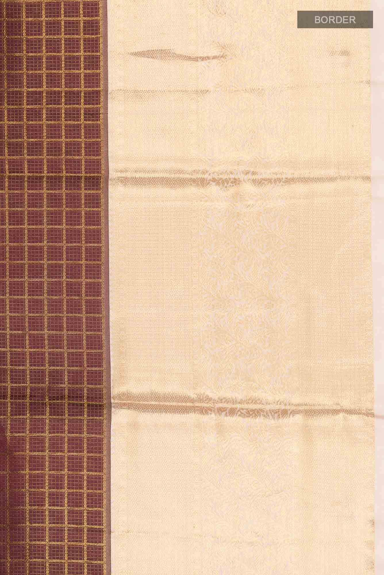 Brown Kanchipuram Silk Saree