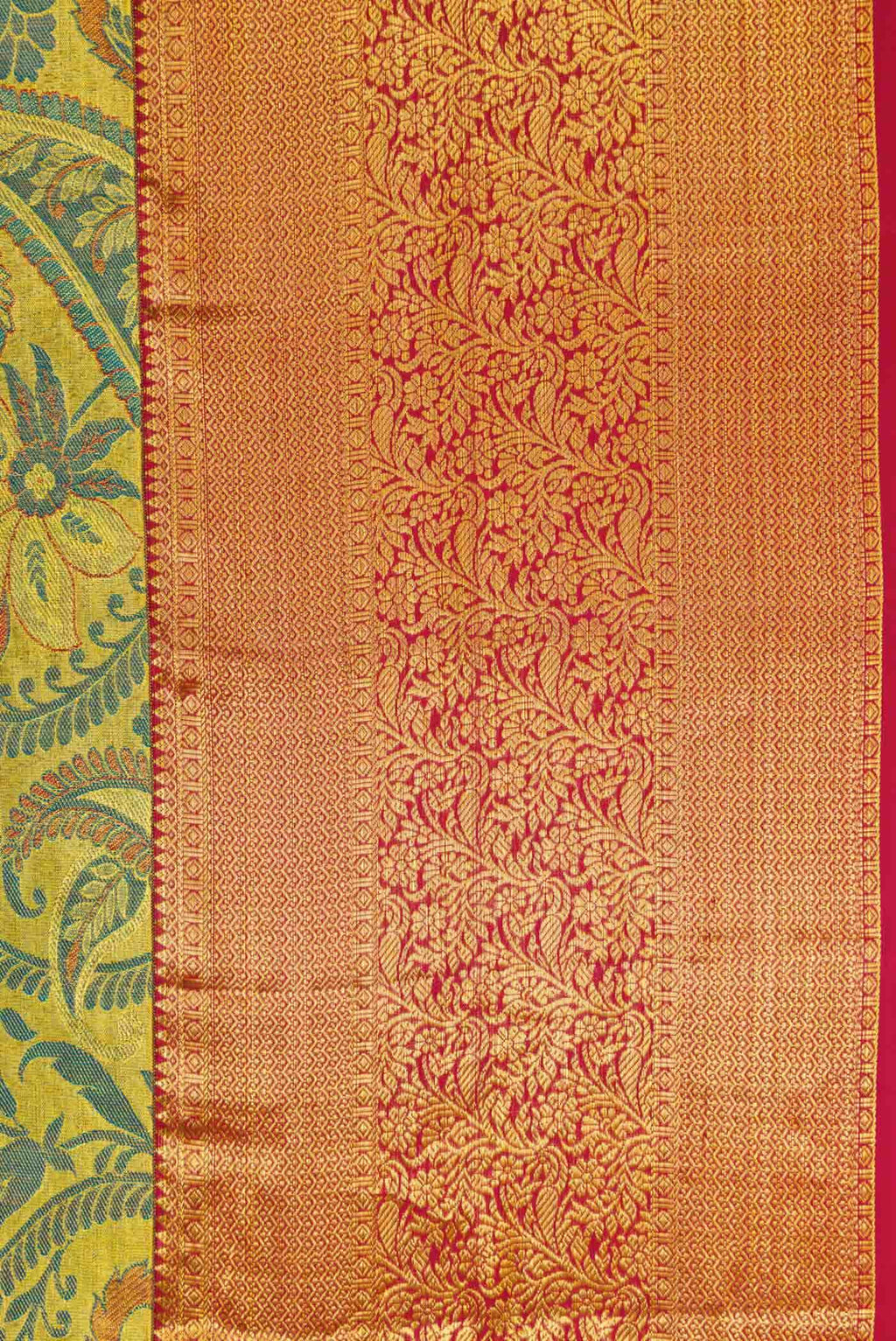 Gold Kanchipuram Silk Saree