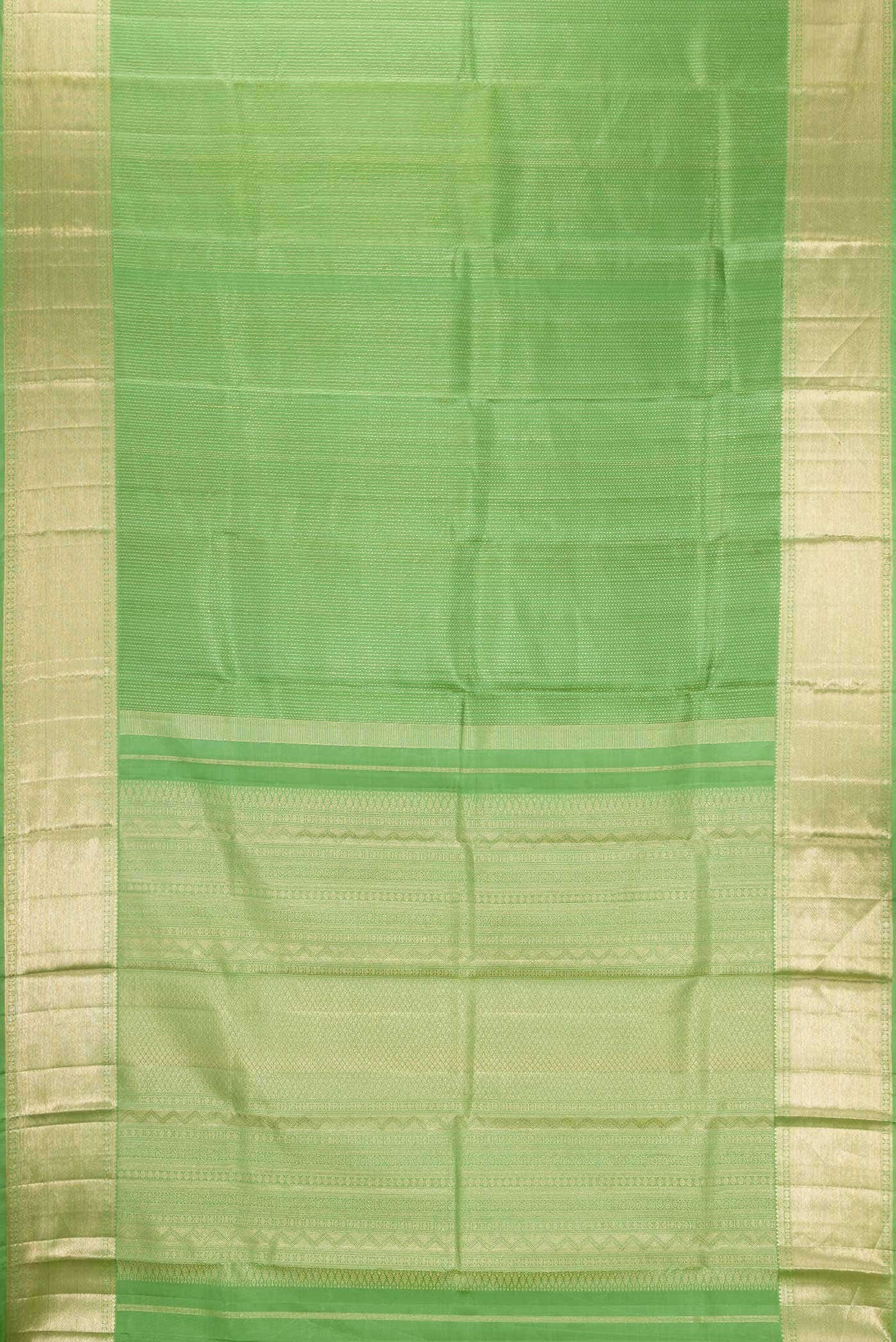 Green Dual Tone Kanjivaram Silk Saree