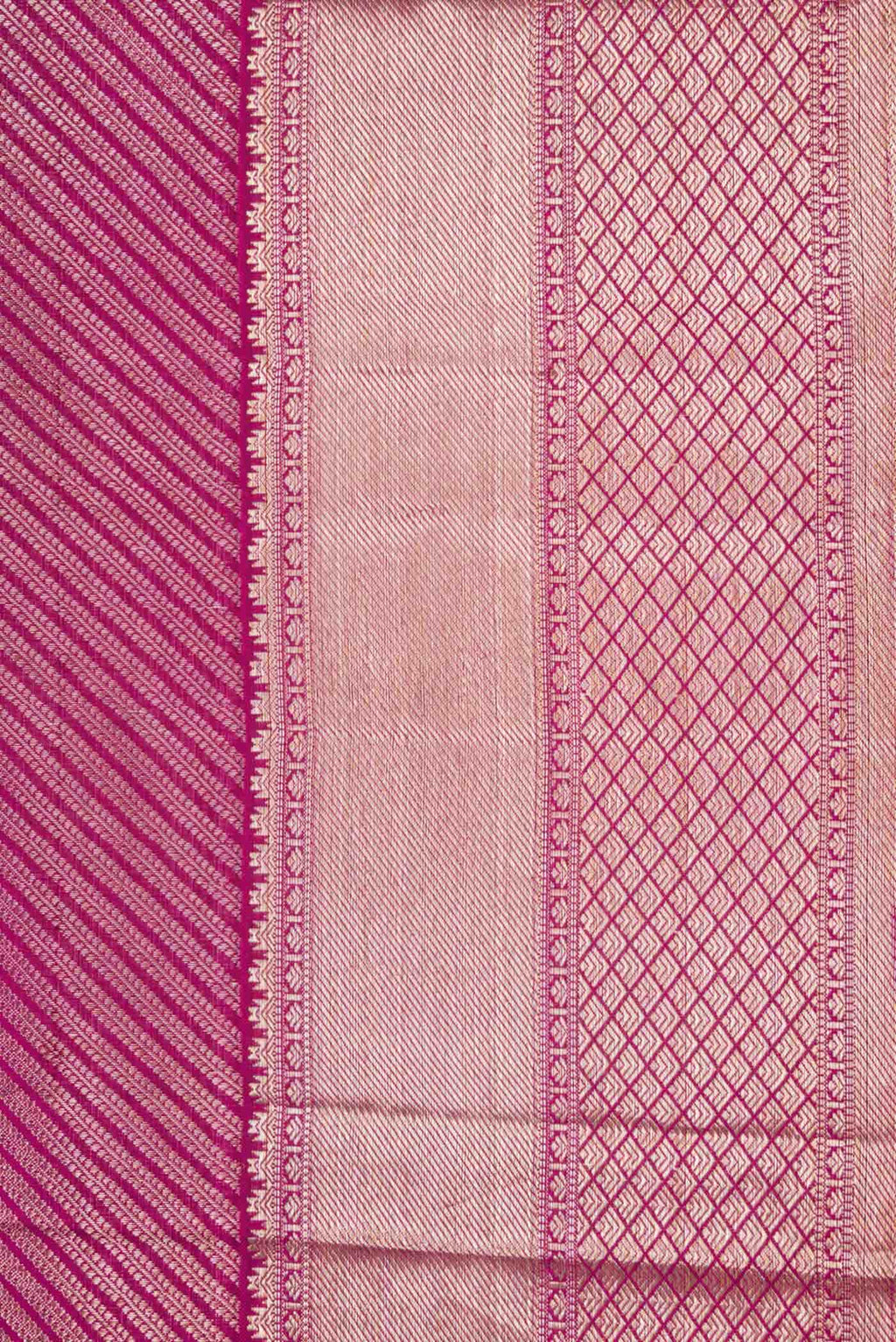 Rani Pink Dual Tone Kanchipuram Silk Saree