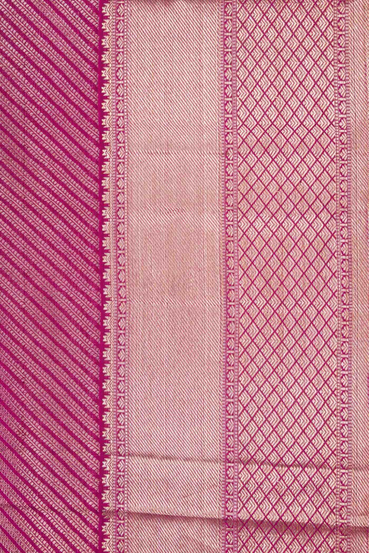 Rani Pink Dual Tone Kanchipuram Silk Saree